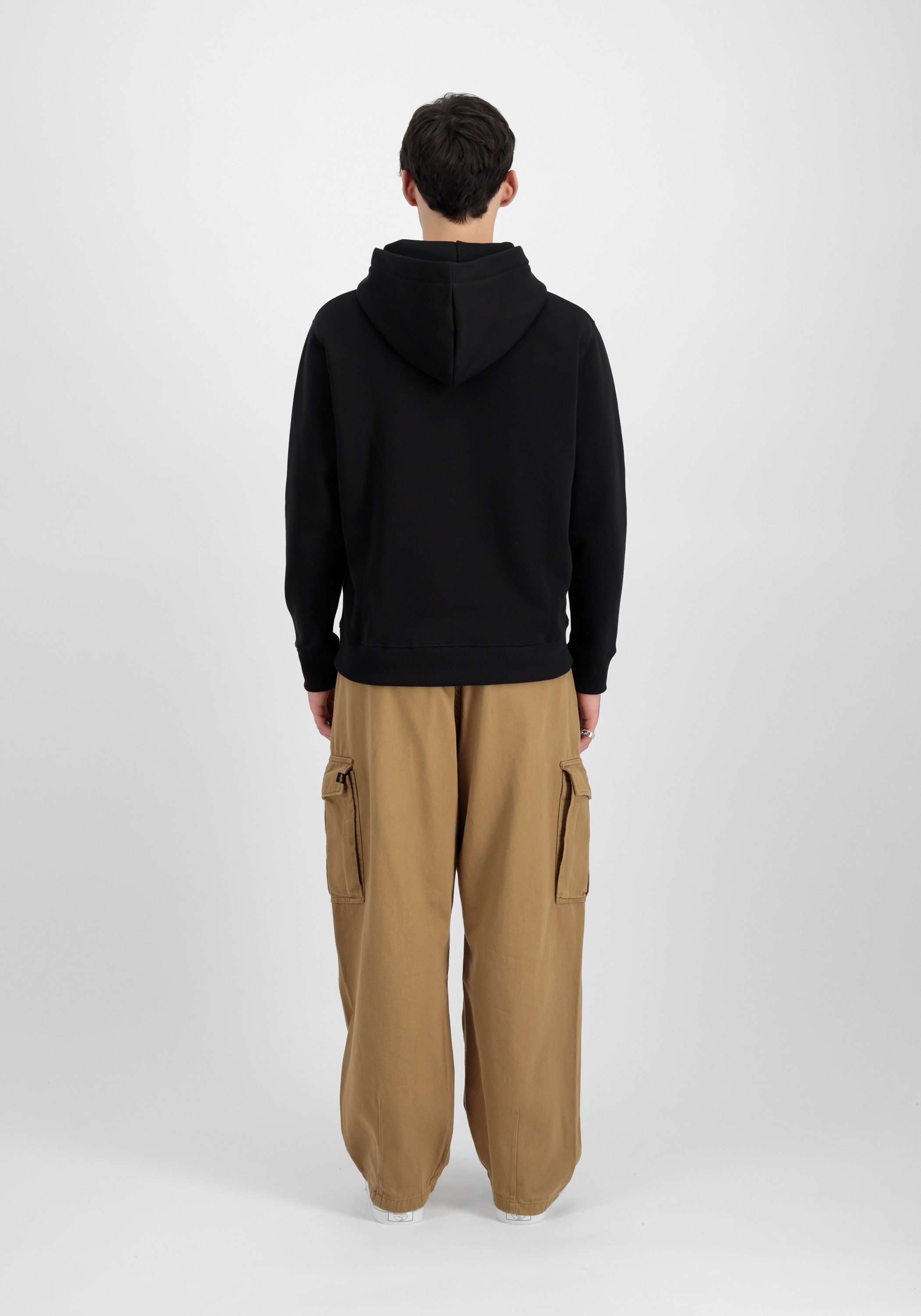 Alpha Industries Hoodie »Alpha Industries Men - Hoodies Basic Hoodie Carbon«