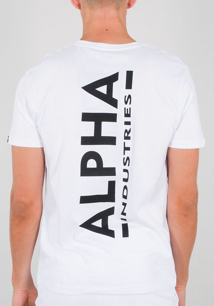 Alpha Industries Rundhalsshirt "Backprint T"