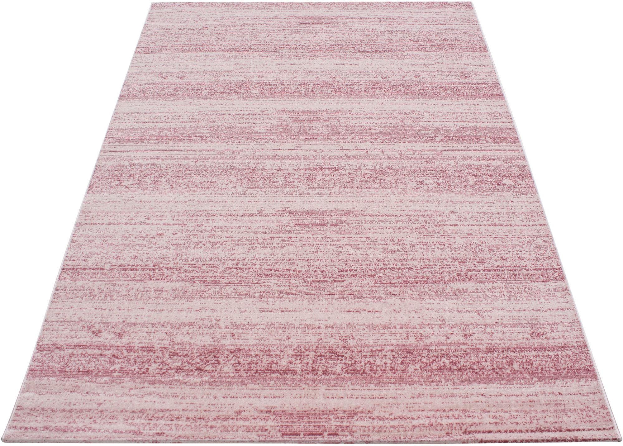 Ayyildiz Teppiche Teppich "Plus 8000" rechteckig 6 mm Höhe Läufer, gestreif günstig online kaufen