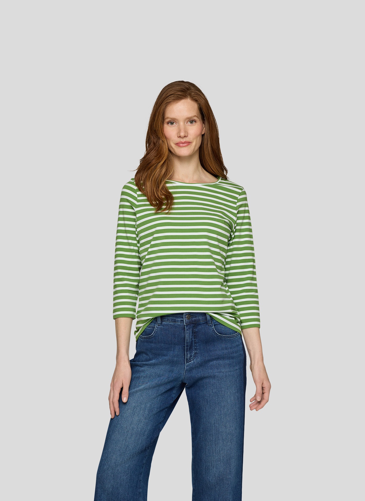 Rabe 3/4-Arm-Shirt, in Streifen-Optik