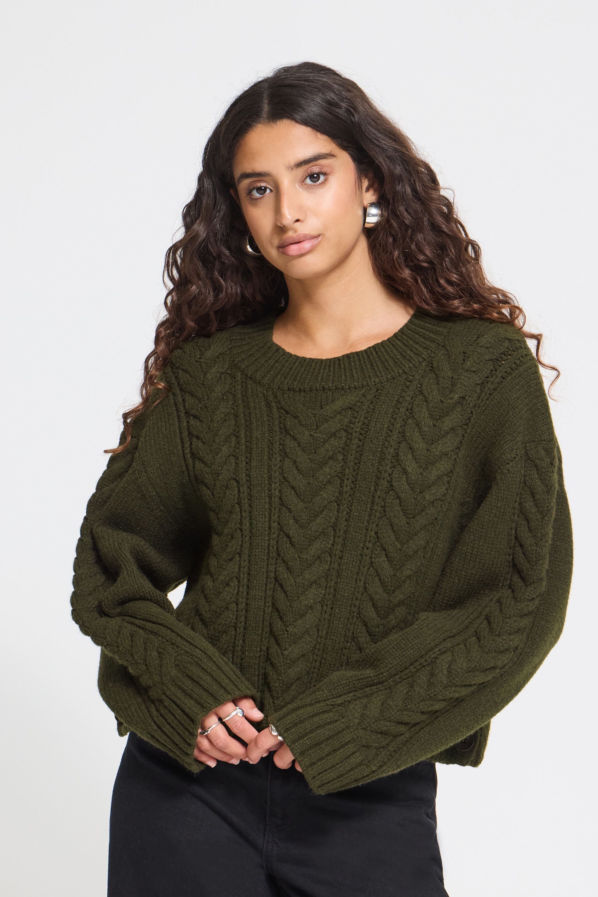 Ichi Strickpullover »Damen Strickpullover langarm IHARPER«