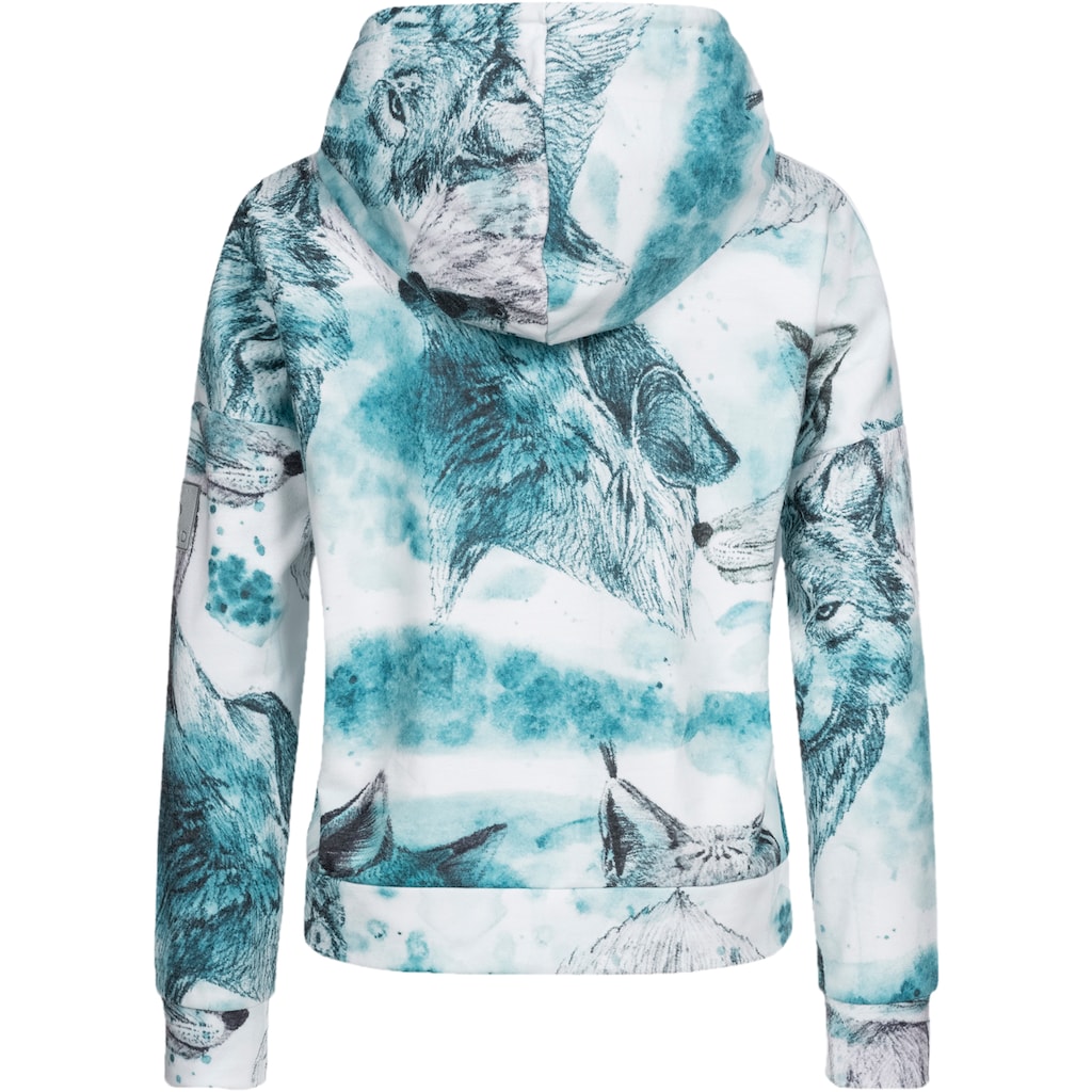 LPO Kapuzensweatshirt »SWEAT GILFORD AOP WOMEN«