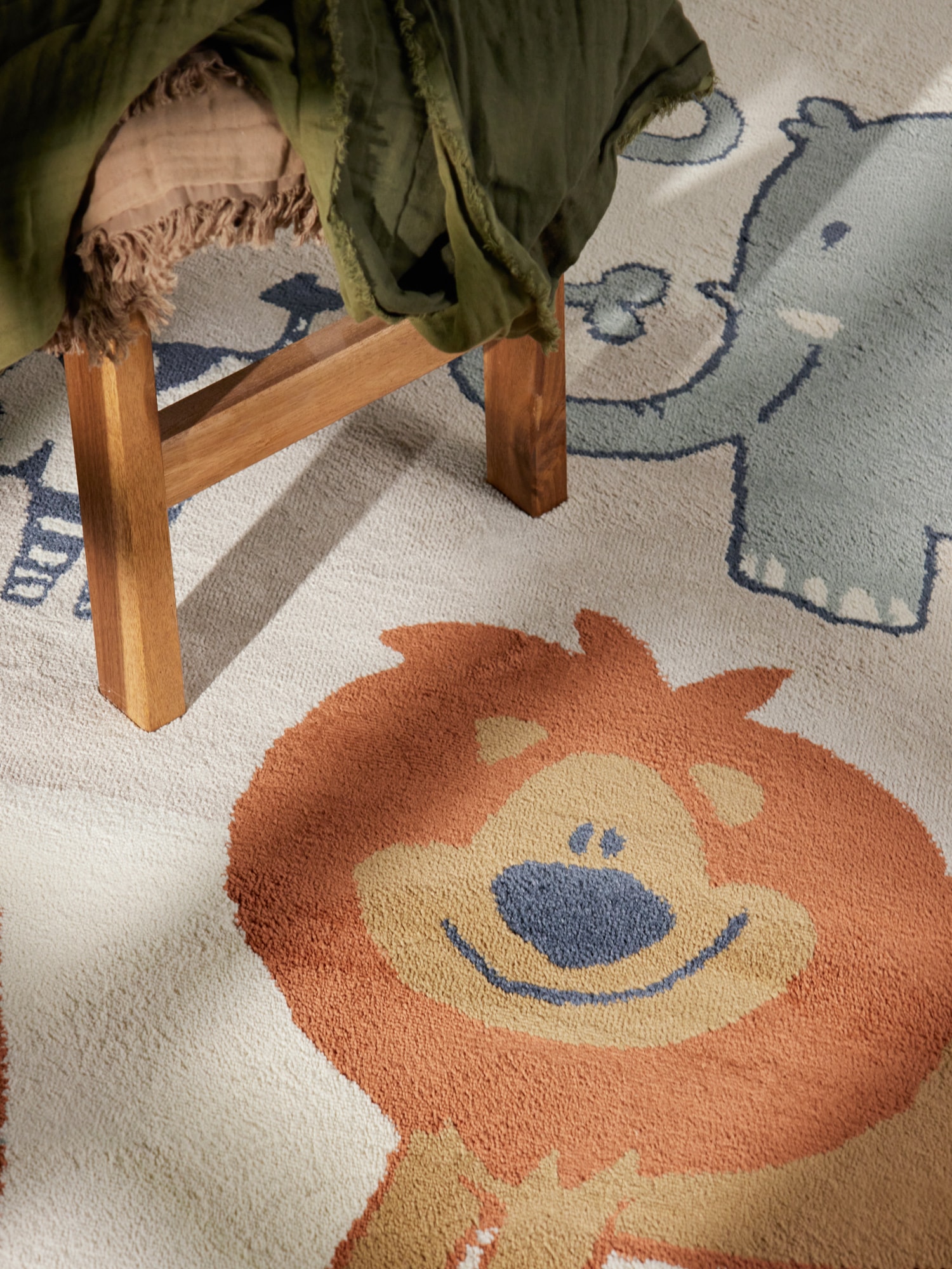 HANSE Home Kinderteppich »Savanna« rechteckig 10 mm Höhe Pflegeleicht, Weich, Kinderzimmer, Spielteppich, Spielunterlage