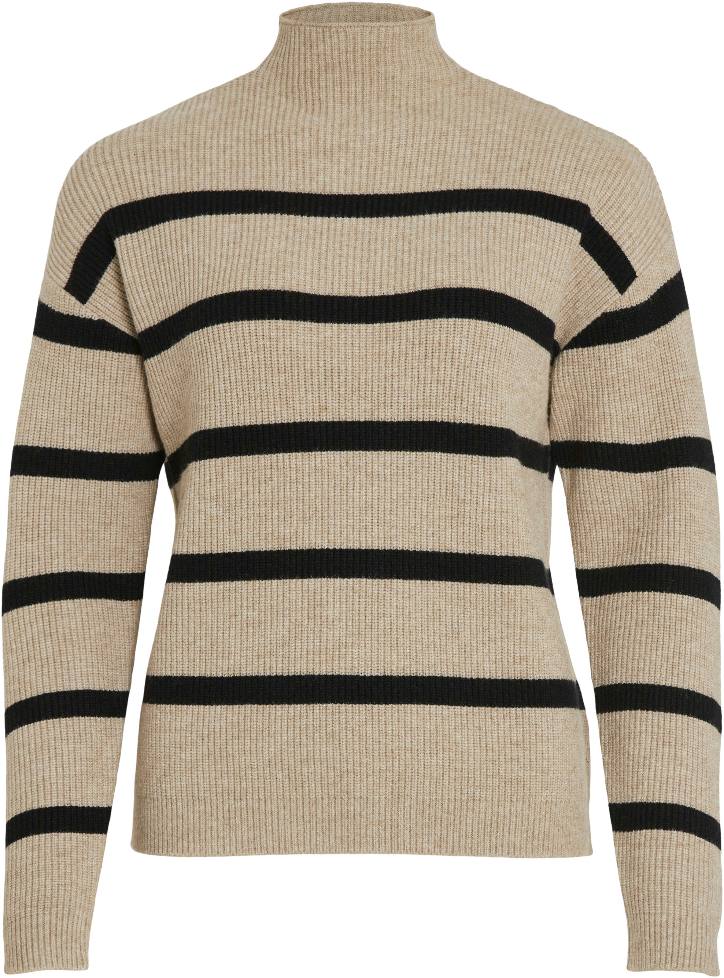 Vila Stehkragenpullover »VIRIL MOCKNECK L/S KNIT RIB TOP 2- NOOS«
