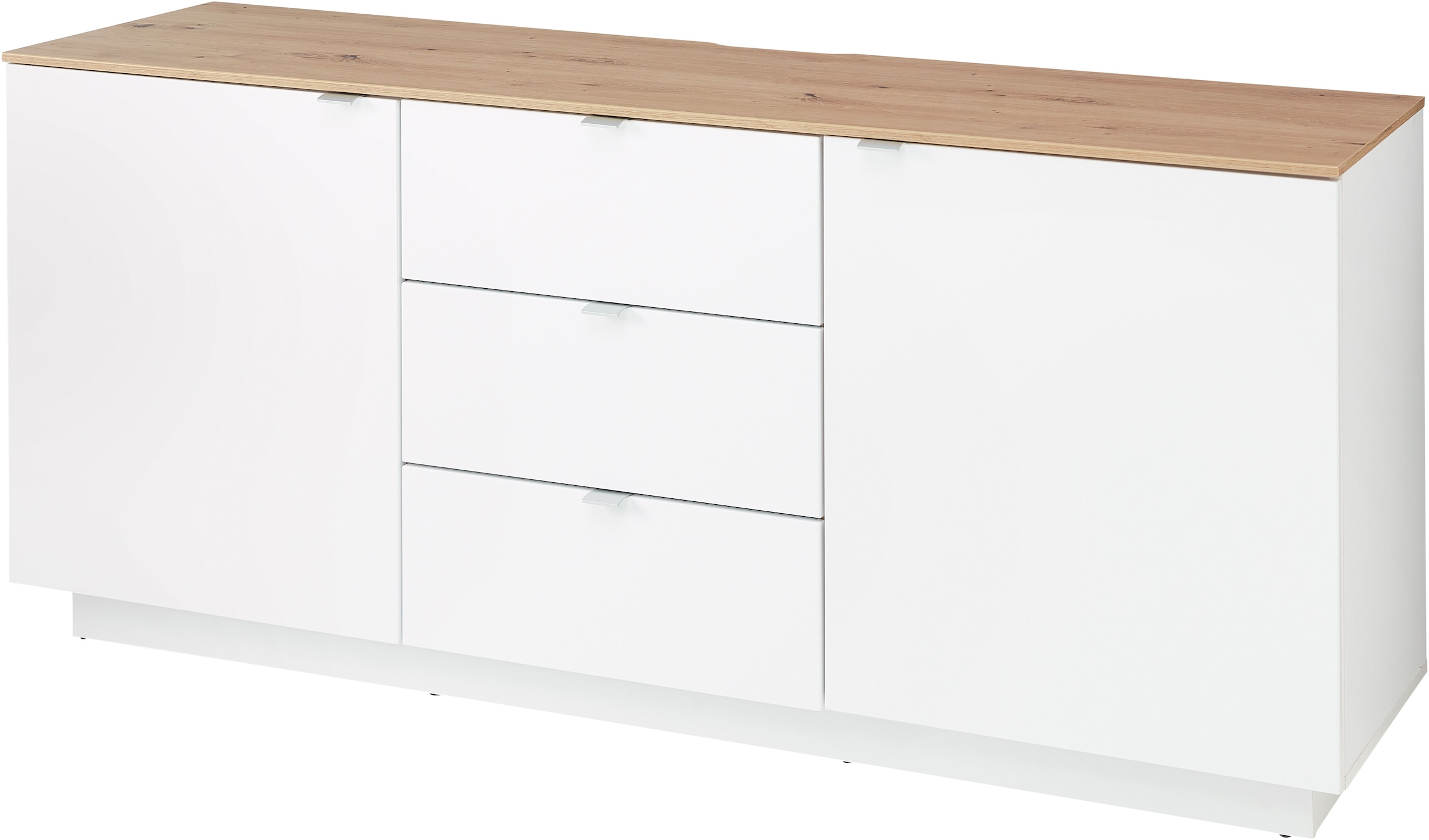 TV-Schrank INNOSTYLE, B:180cm H:77cm T:44cm, weiß, FSC-zertifizierter Holzwerkstoff, Wohnzimmer, Schränke, "Core, TV-Sideboard Stellmaß B/H/T