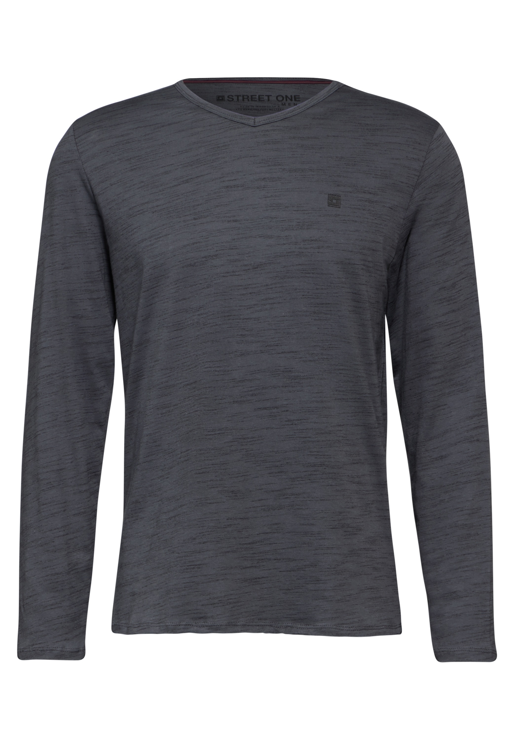 STREET ONE MEN Langarmshirt, im soften Baumwoll-Mix