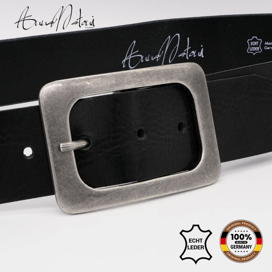 Thumbnail - AnnaMatoni Ledergürtel "AnnaMatoni Ledergürtel Blu Ledergürtel Blu"