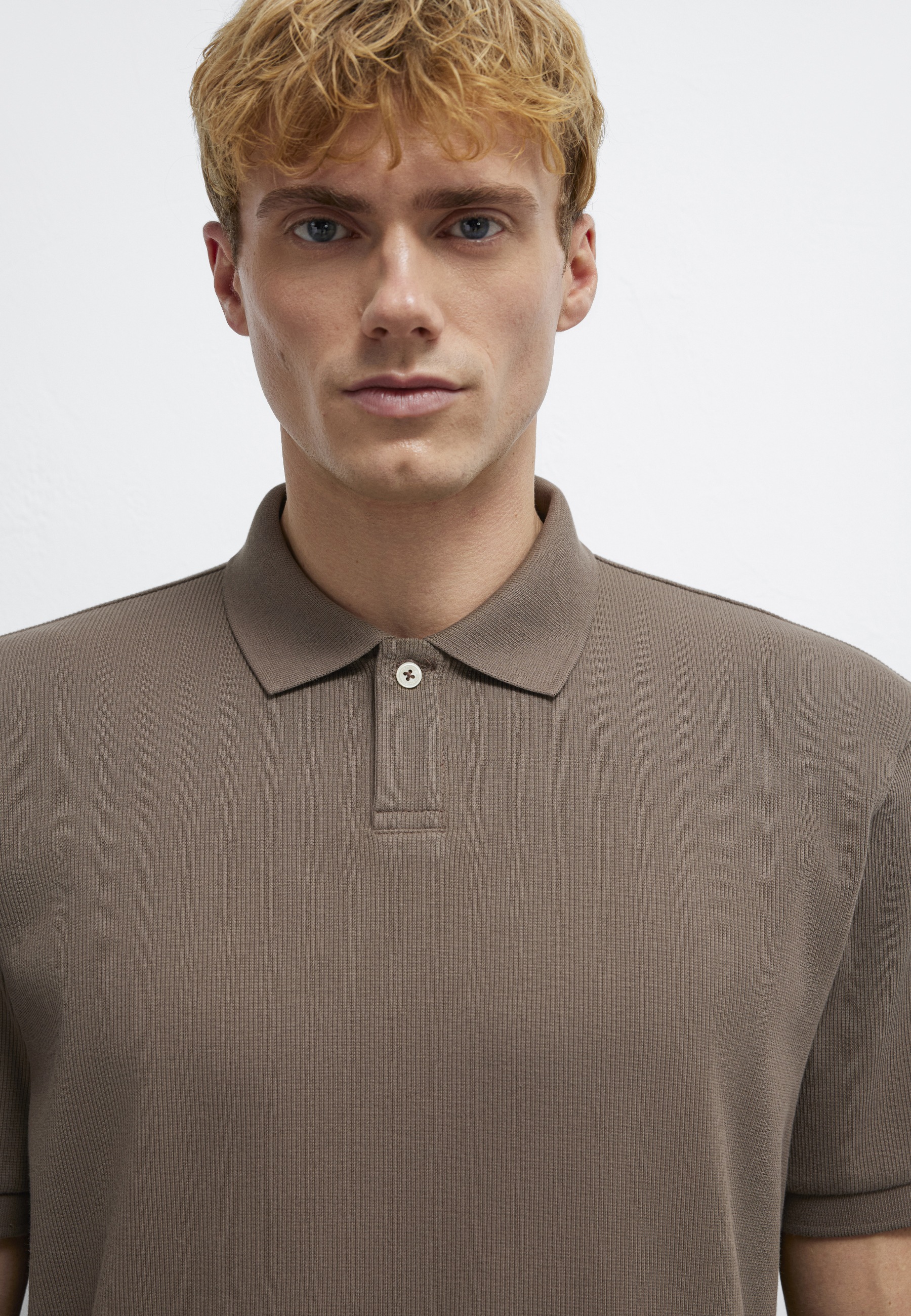 Mavi Poloshirt »POLO NECK TEE« Premium Poloshirt