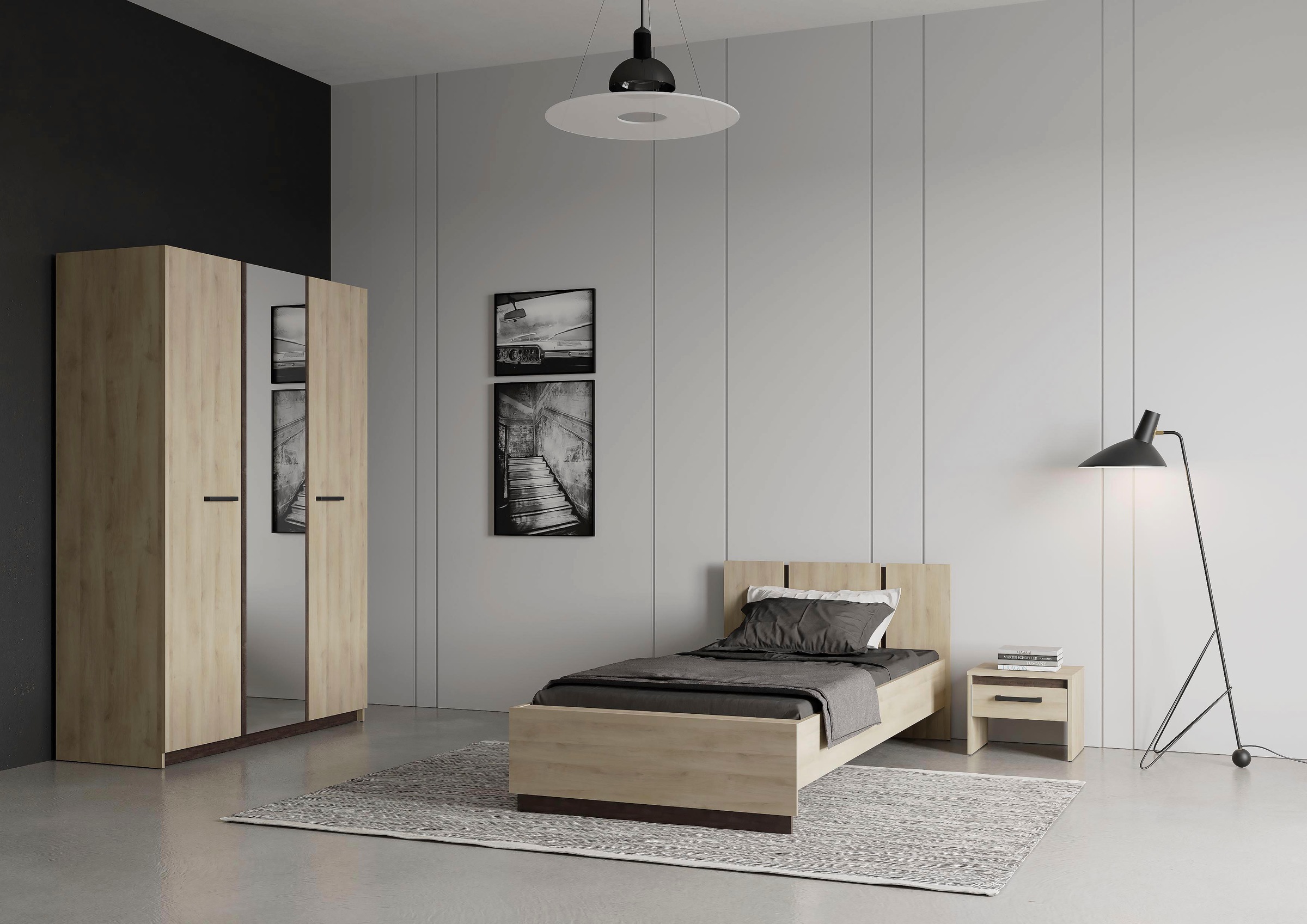 Thumbnail - Demeyere GROUP "Watson" Nachttisch mit 1 Schublade