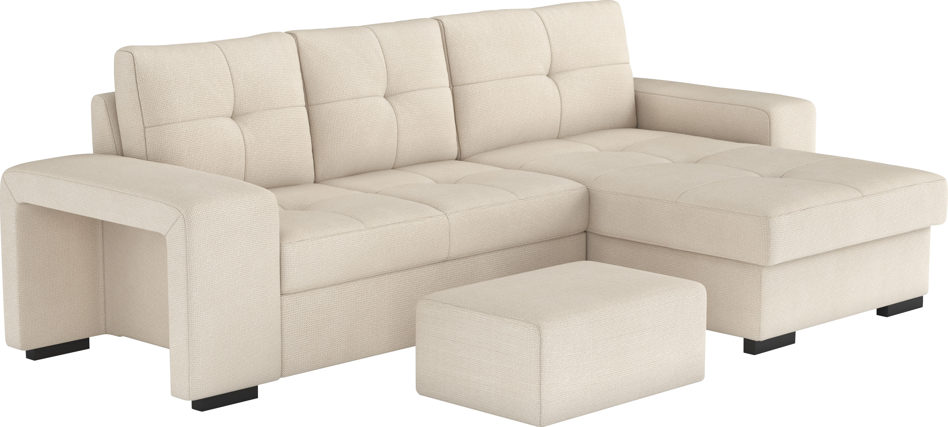 Thumbnail - COTTA Ecksofa "Mattina L-Form", mit Hocker, wahlweise mit Bettfunktion & Bettkasten