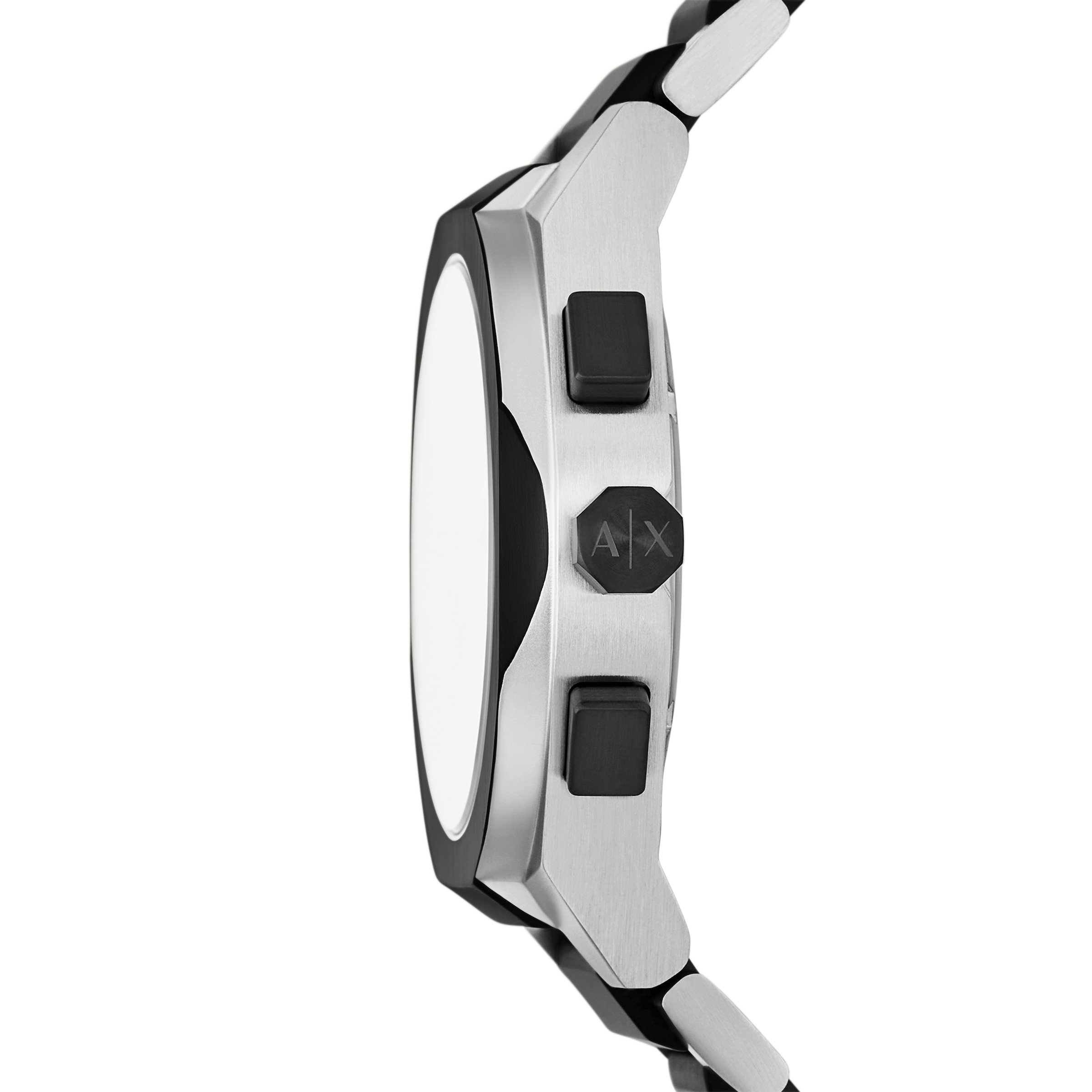 ARMANI EXCHANGE Chronograph »SYNC« Quarzuhr, Armbanduhr, Herrenuhr, Edelstahlarmband, analog, Tag