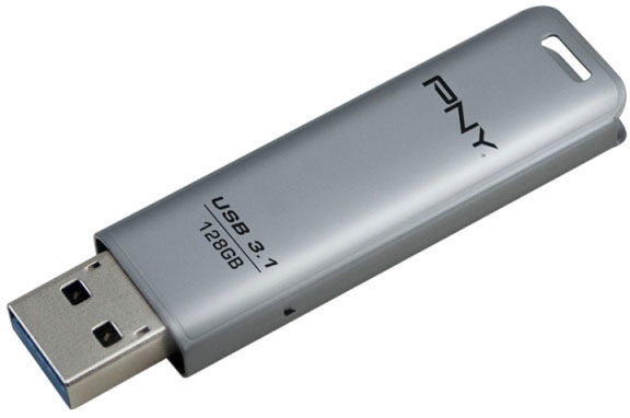 PNY USB-Stick »Elite Steel 32GB«, (USB 3.2 Lesegeschwindigkeit 20 MB/s)