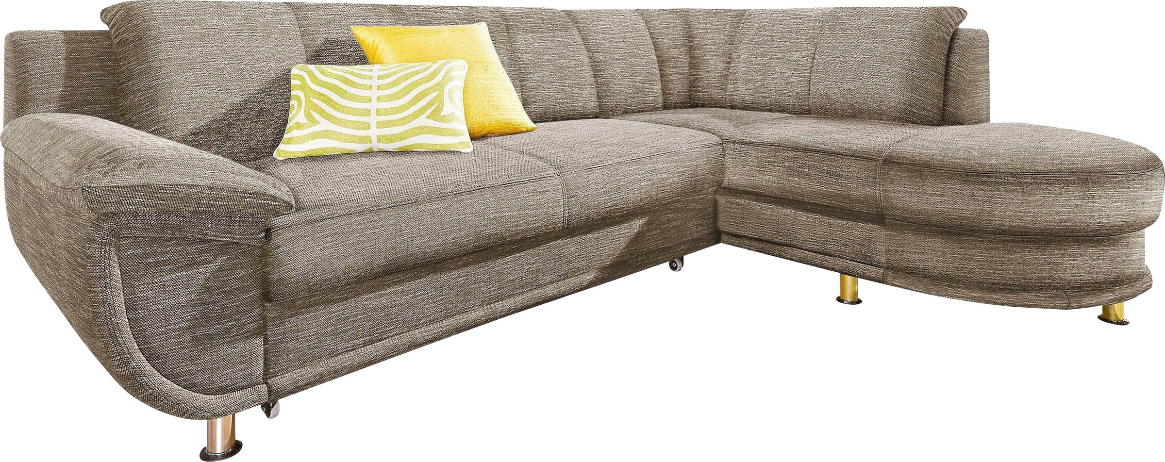 TRENDMANUFAKTUR Ecksofa "Rondo, zeitlos und elegant, bequem, L-Form", wahlw günstig online kaufen