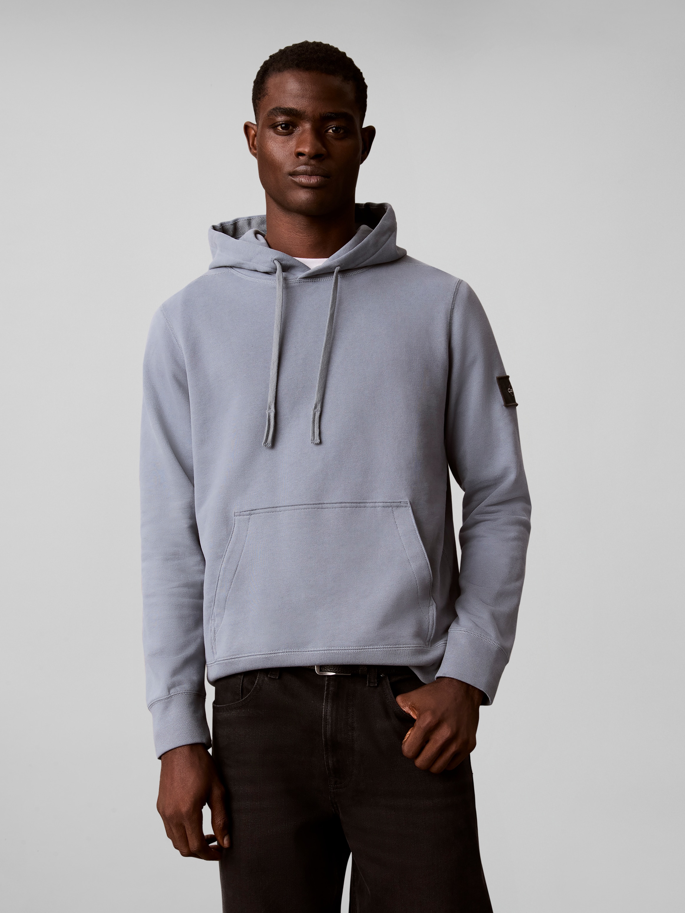 Calvin Klein Jeans Kapuzensweatshirt "BADGE HOODIE", Regular fit, Badge, Kängurutasche
