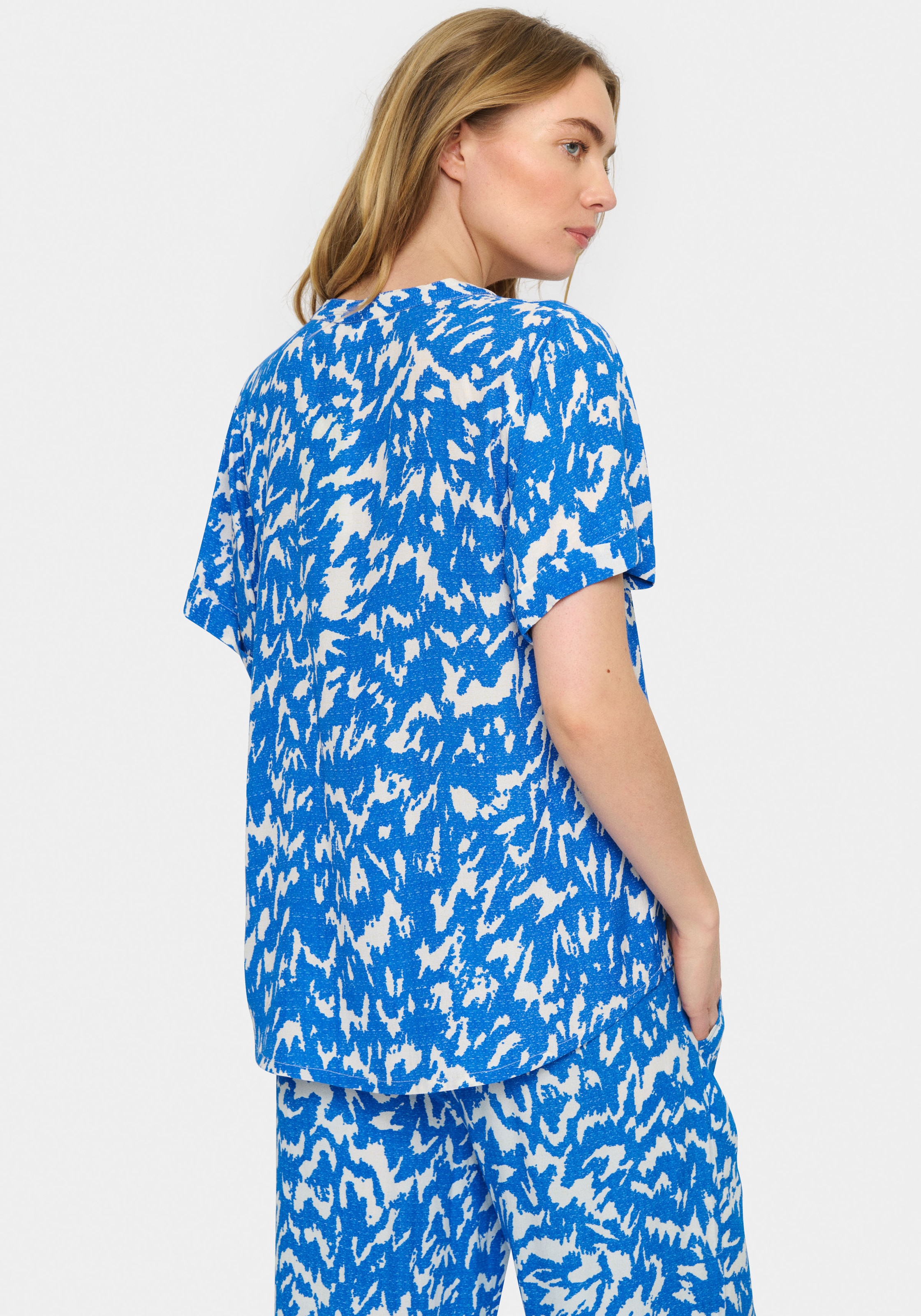 Saint Tropez Blusenshirt "AgnesSZ SS Top" günstig online kaufen