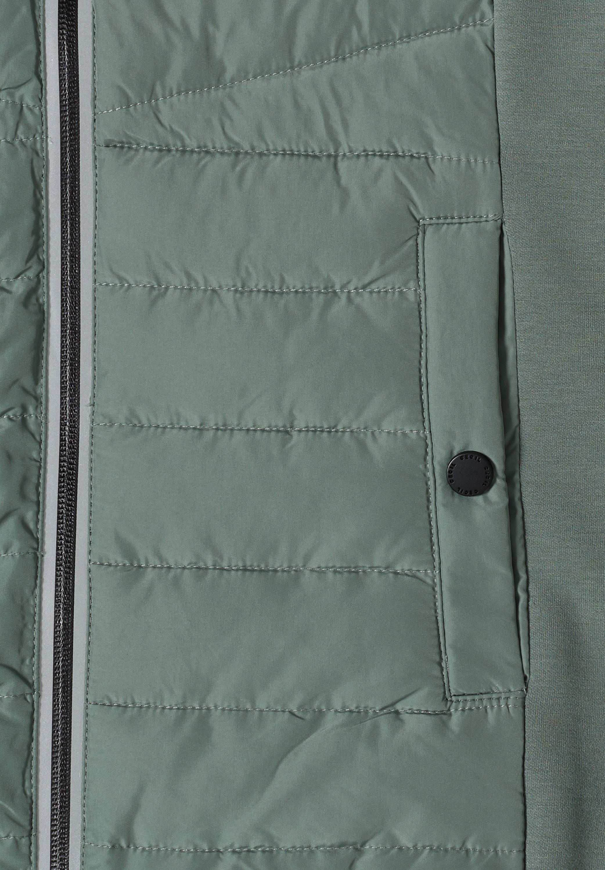 Cecil Kurzweste im Hoodie-Style