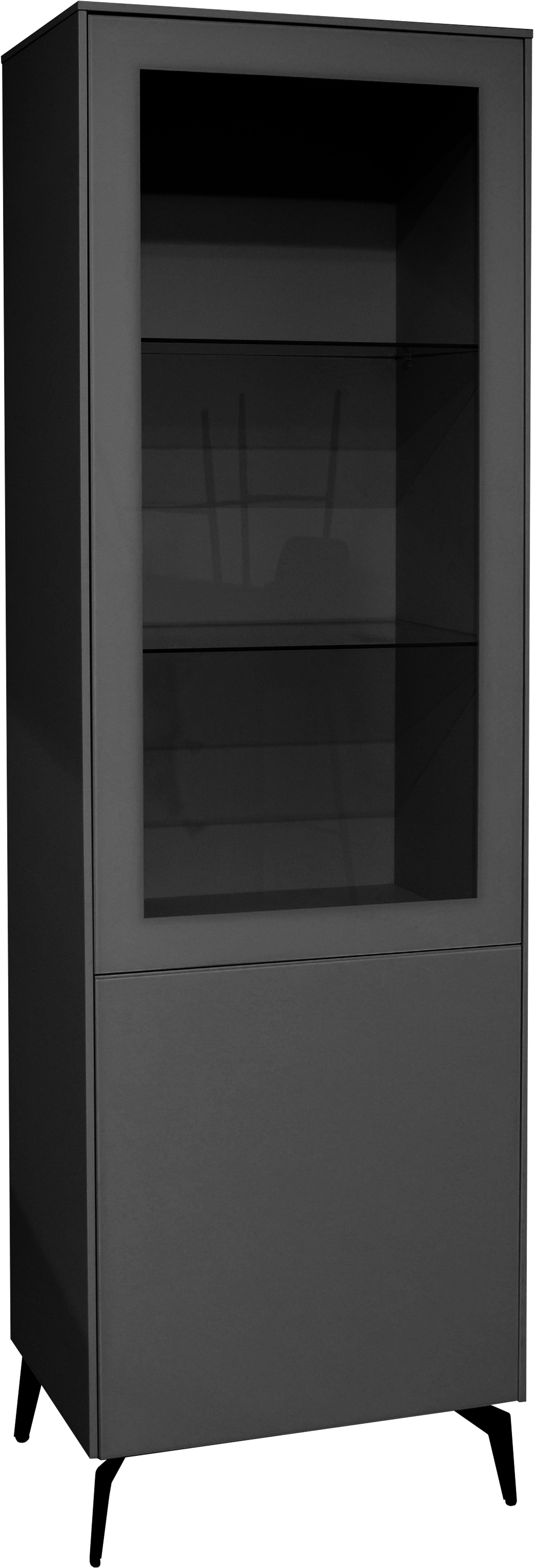 Mäusbacher Standvitrine "Imola" Mäusbacher Vitrine mit Glas- und Holztür