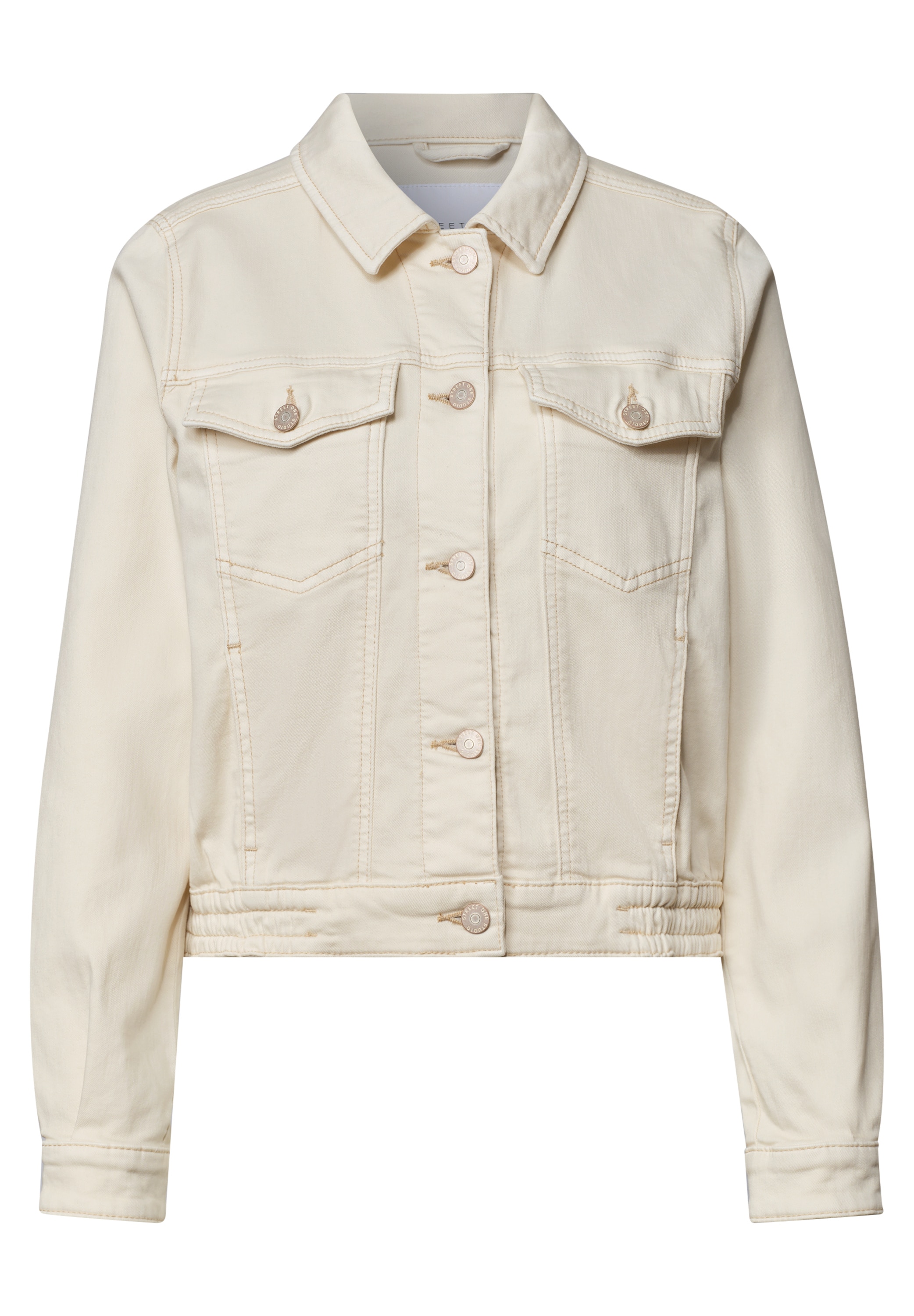 STREET ONE STUDIO Jeansjacke ohne Kapuze mit Brusttaschen