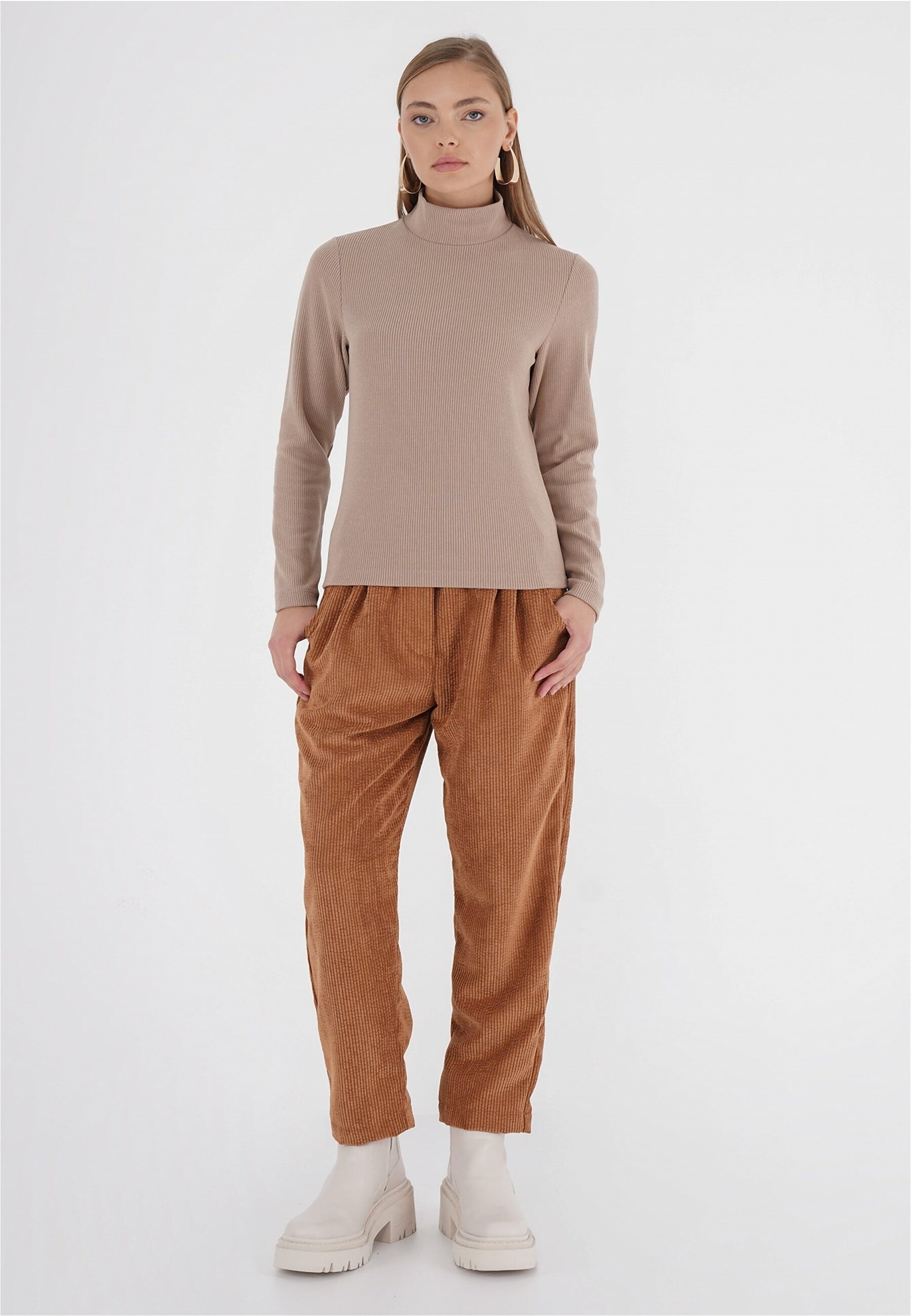 freshlions Rollkragenpullover »Havin« 1 Stk. tlg. mit Stehkragen