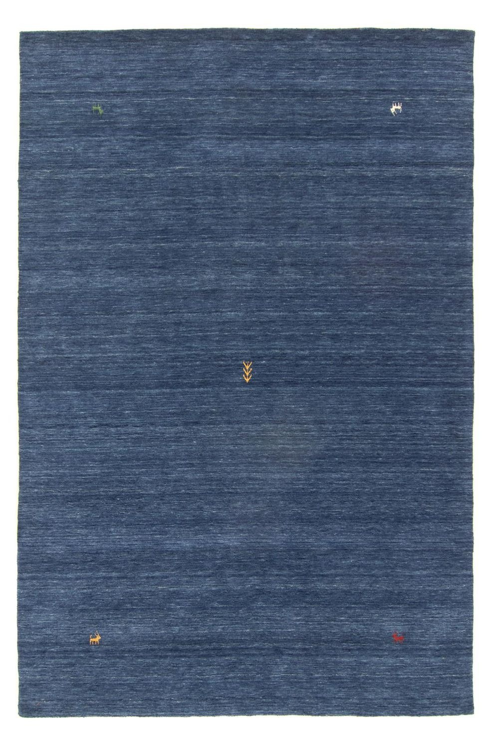 morgenland Wollteppich »Gabbeh Teppich - Indus »Deluxe« Rechteckig«, rechteckig, 1,5 mm Höhe, Sehr weicher Flor