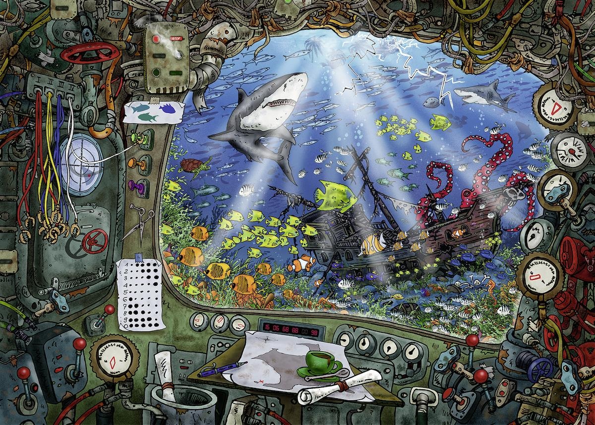 Ravensburger Puzzle »EXIT, 4: Im U-Boot«, Made in Germany