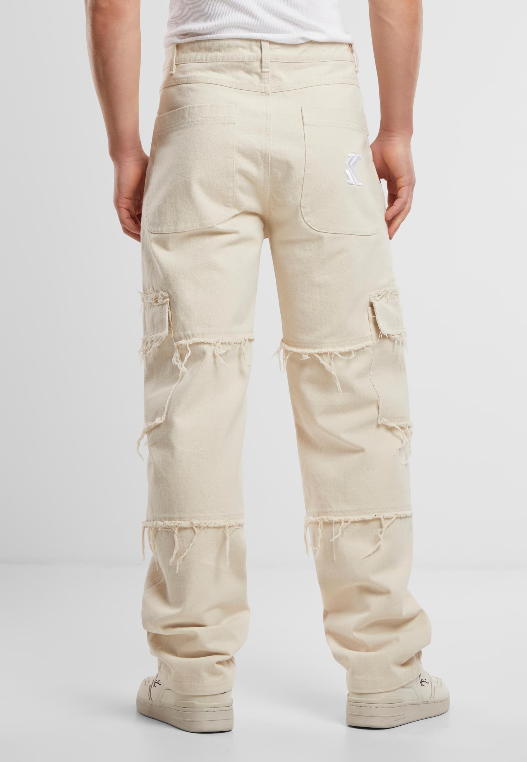 Karl Kani Cargohose »Karl Kani Og Fringed Baggy Cargo Pants«, (1 tlg.)