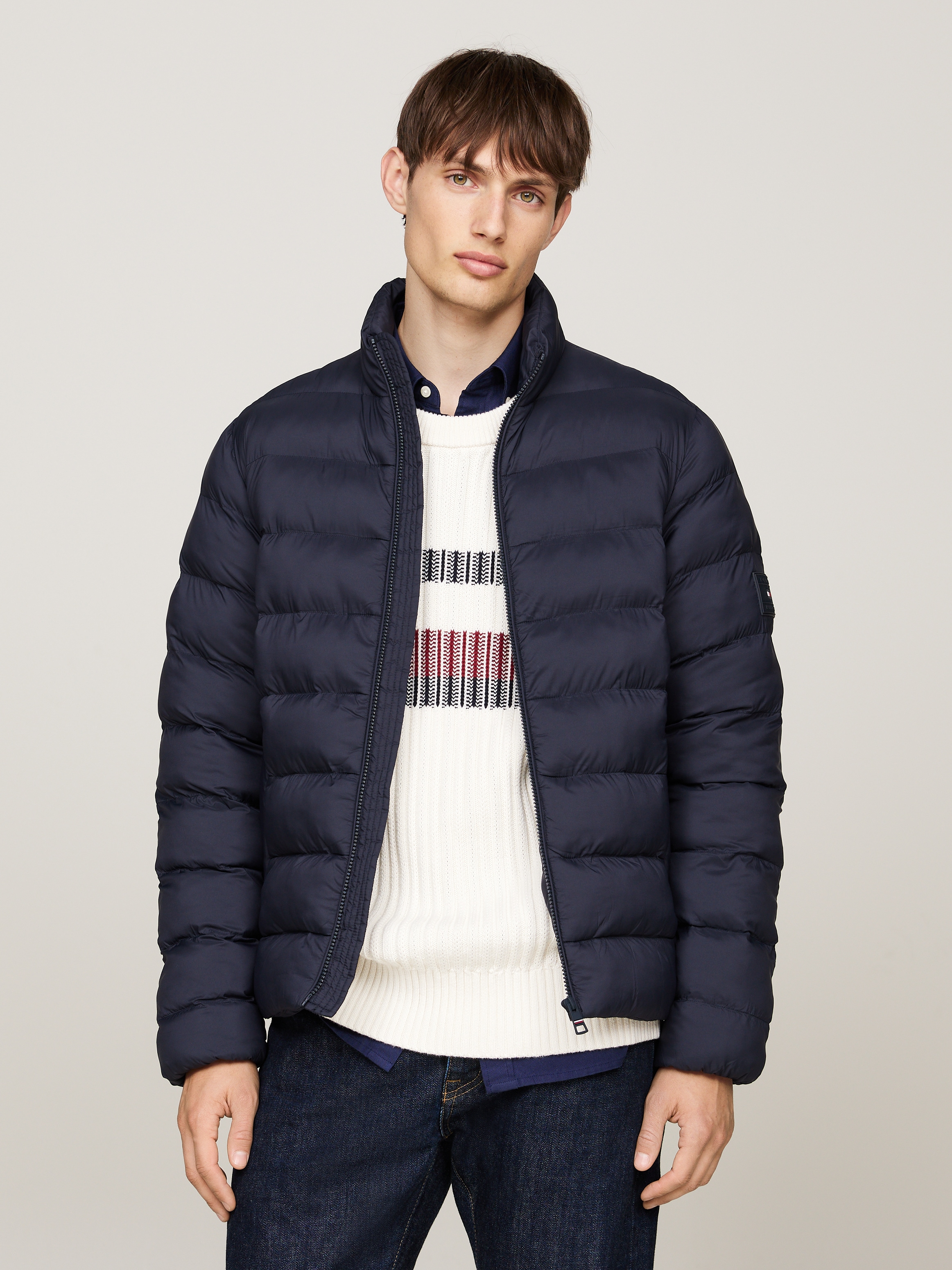 Tommy Hilfiger Steppjacke MID WEIGHT STAND COLLAR JACKET günstig online kaufen