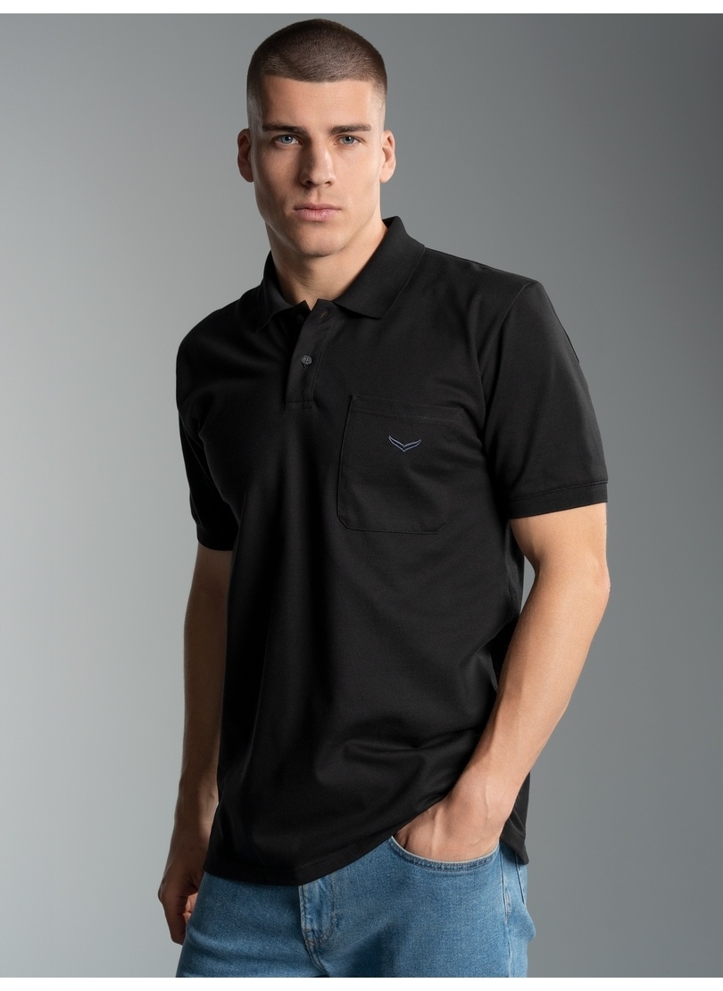 Trigema Poloshirt "TRIGEMA Polohemd mit Brusttasche"