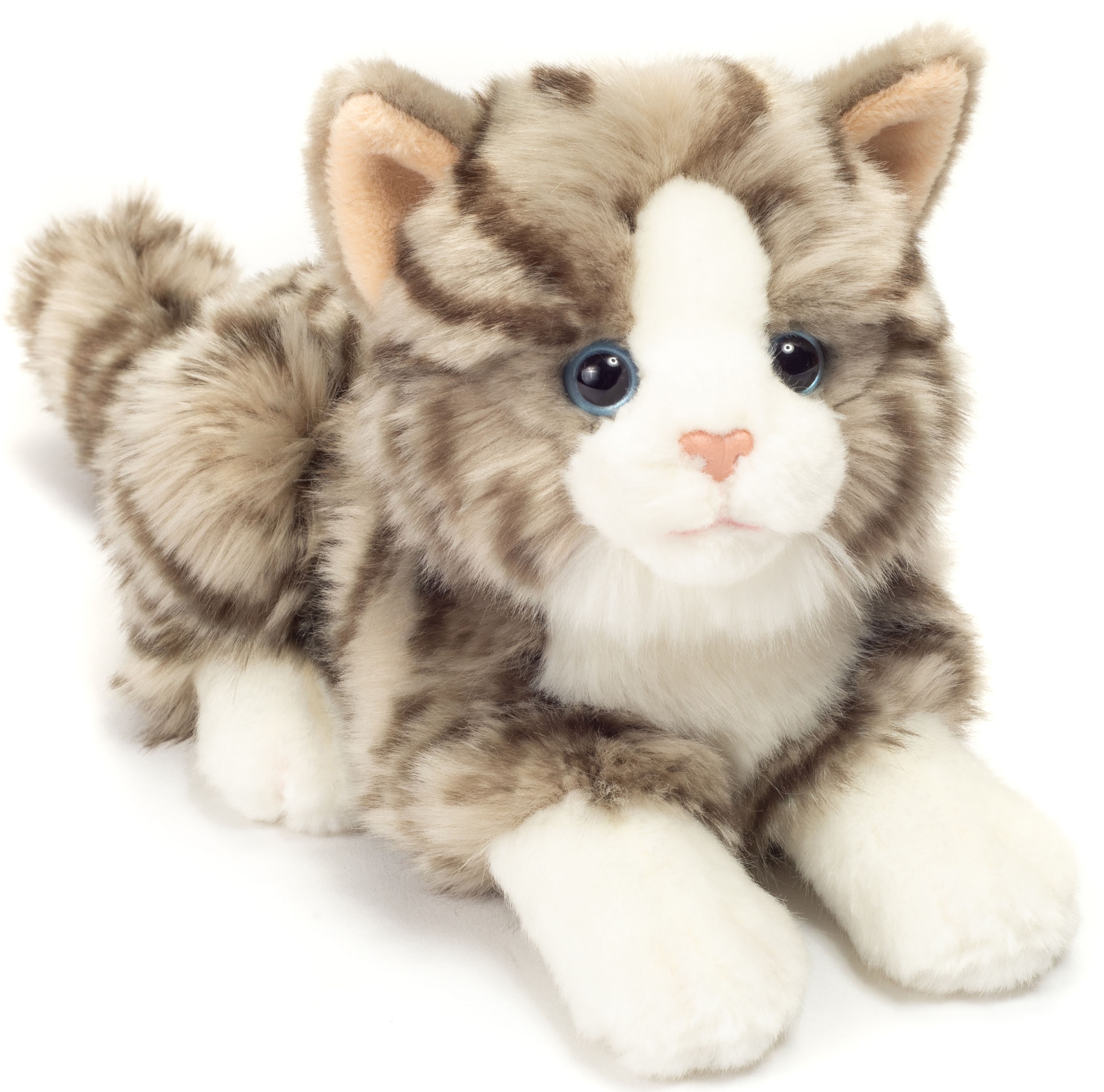 Teddy Hermann® Kuscheltier »Katze liegend, 20 cm«, zum Teil aus recyceltem Material