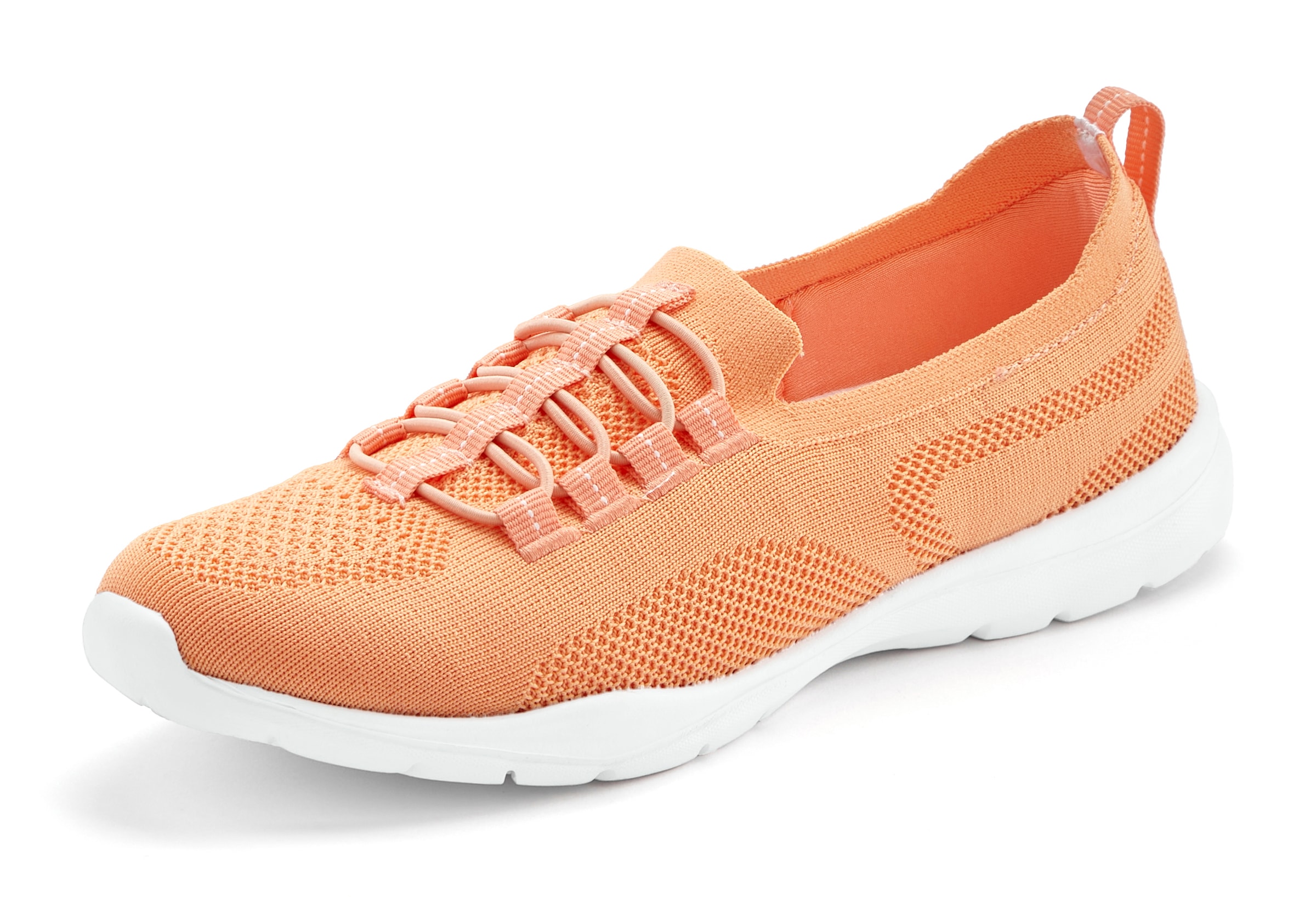 LASCANA Sneaker, Slipper, Halbschuh, zum Reinschlüpfen, leichtes Meshmaterial VEGAN