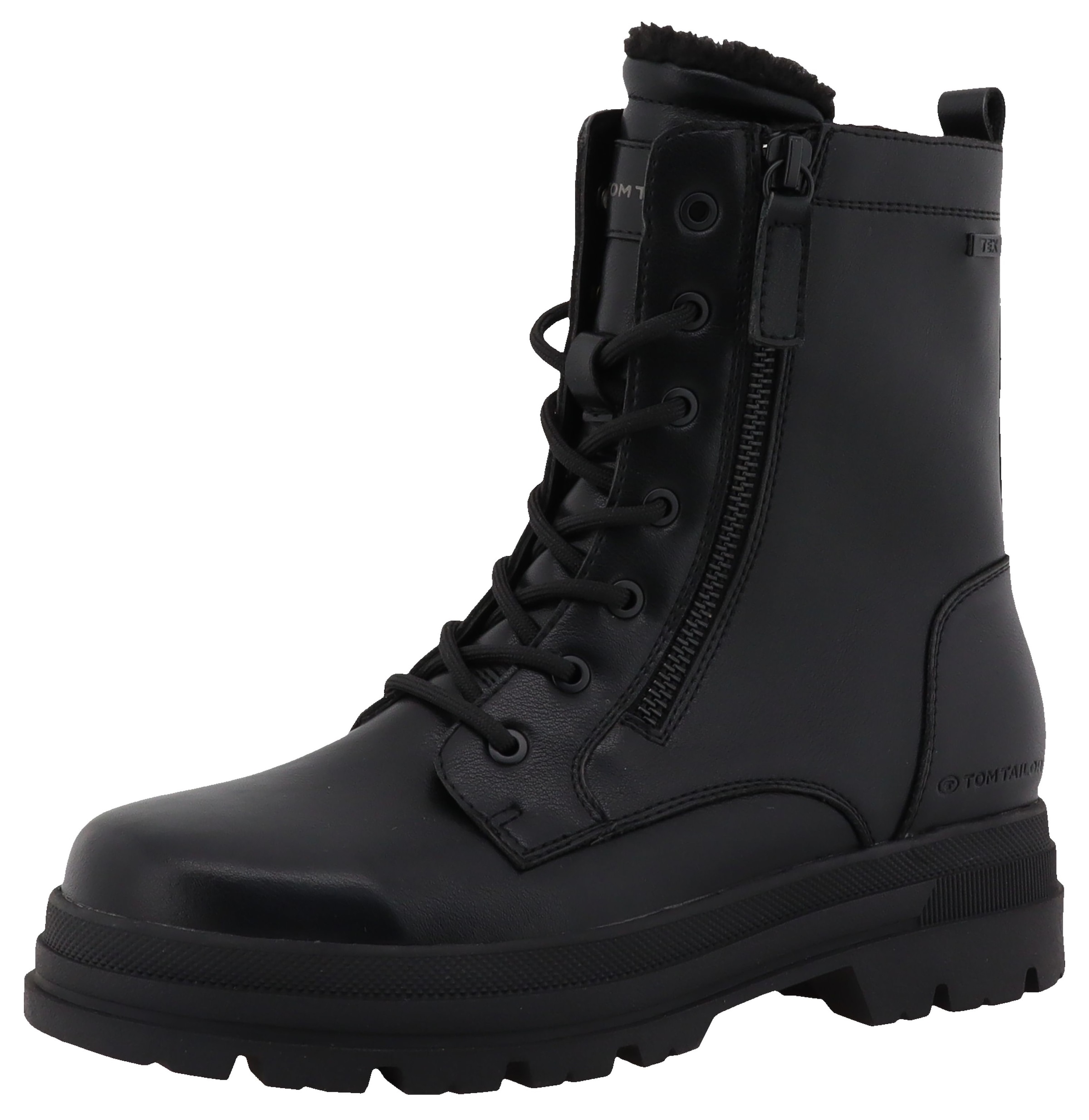 TOM TAILOR Winterstiefelette Winterboots, Schnürboots mit Blockabsatz günstig online kaufen