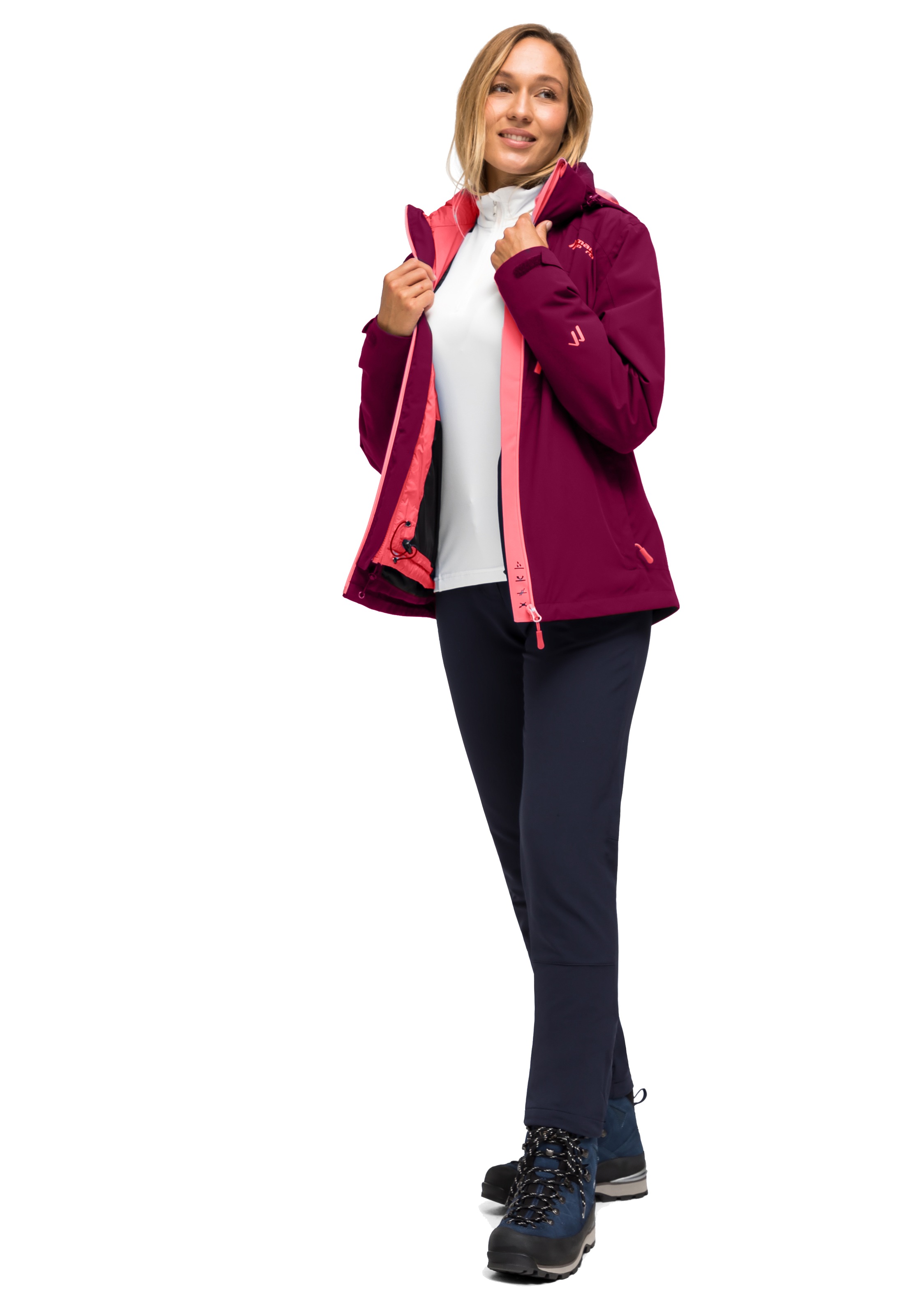 Maier Sports 3-in-1-Funktionsjacke »Ribut W«, Wander-Jacke für Damen, wasserdicht  und atmungsaktiv für bestellen | BAUR