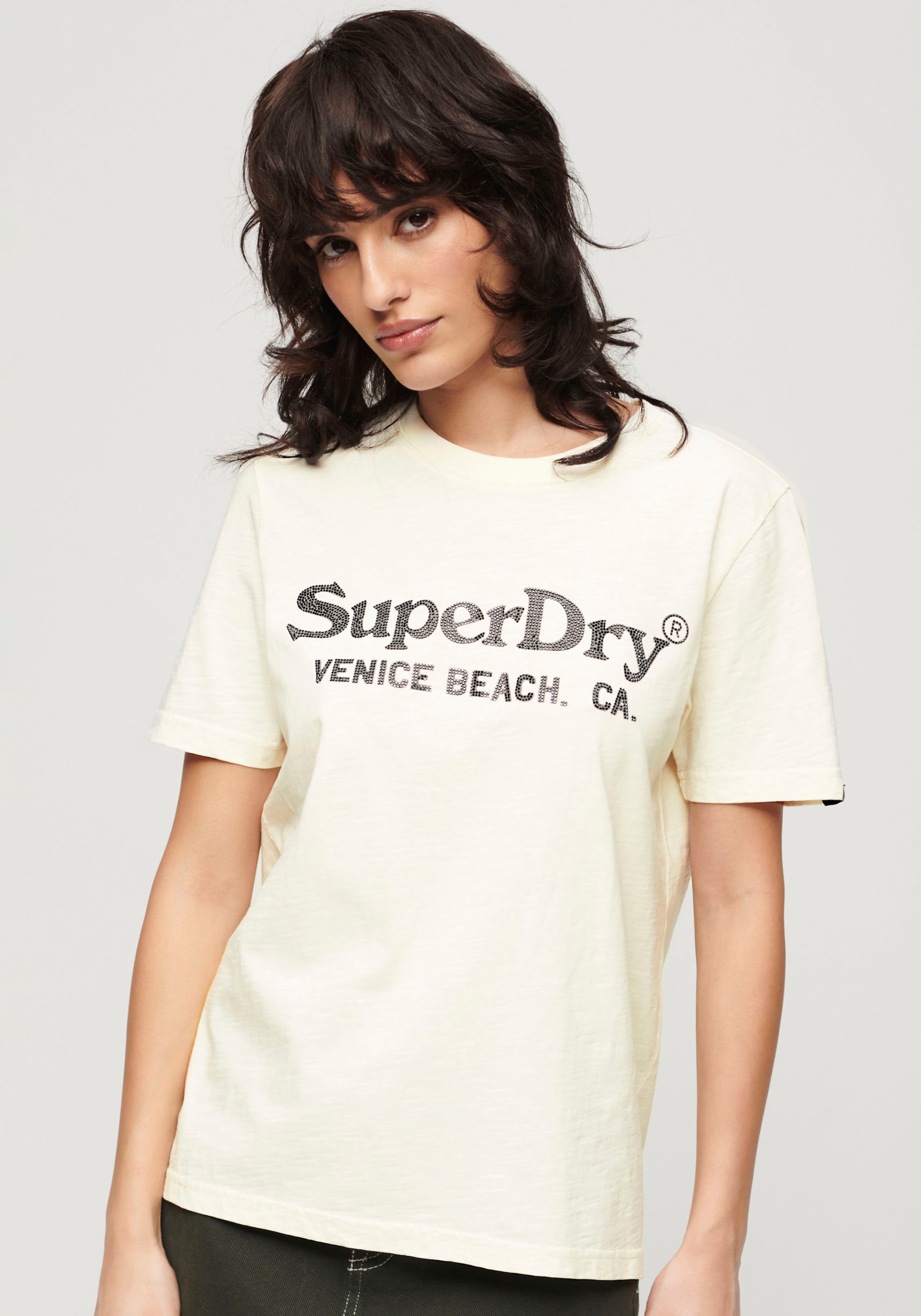 Superdry Marškinėliai »METALLIC VENUE RELAXED T...