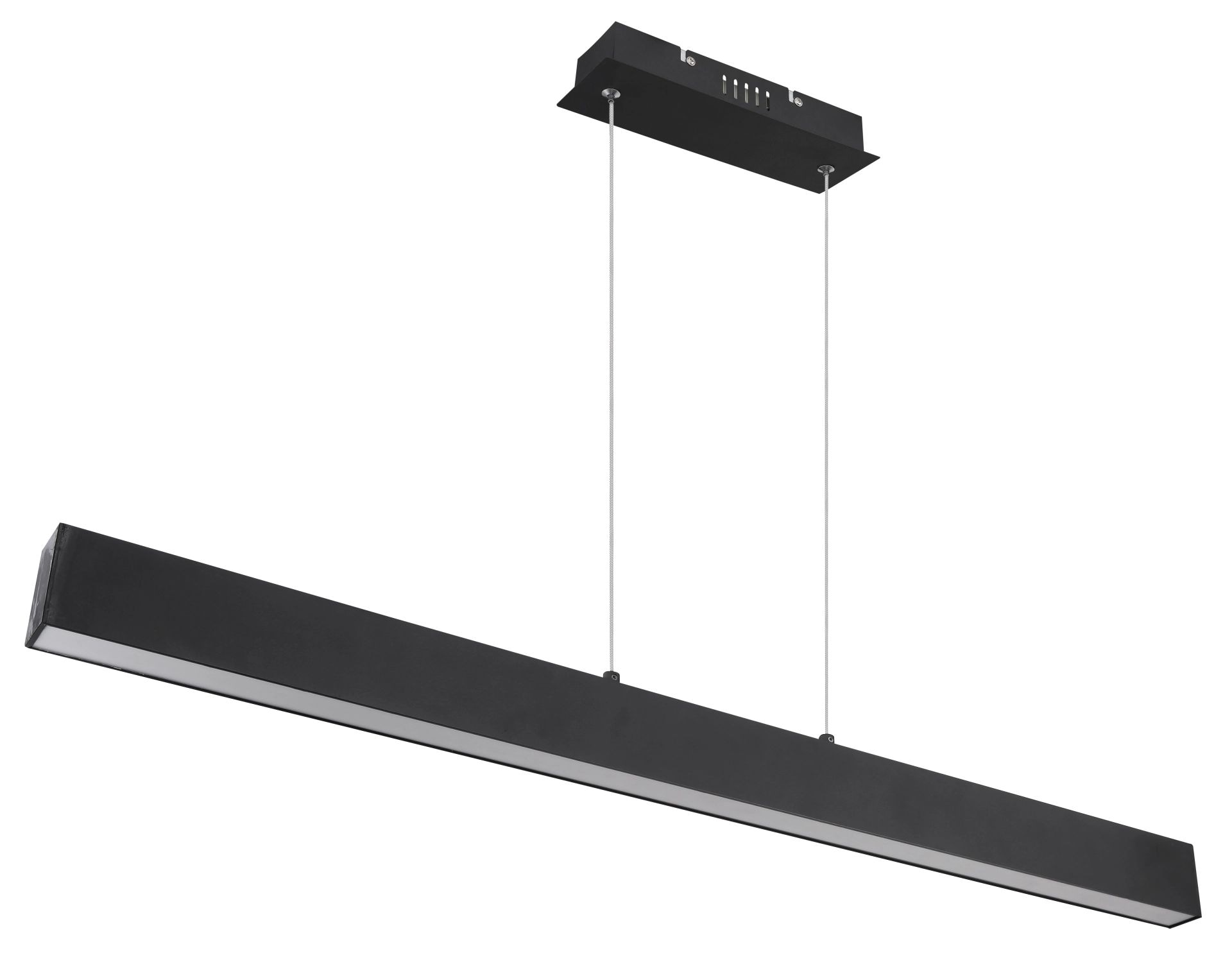 "GLOBO LIGHTING LED-Hängeleuchte ""VERENA"", schwarz (schwarz matt), 1, H: 120cm, 1 Stk., Leuchten, Esstisch, Esszimmer, Besprechungstisch, 3 Stufen