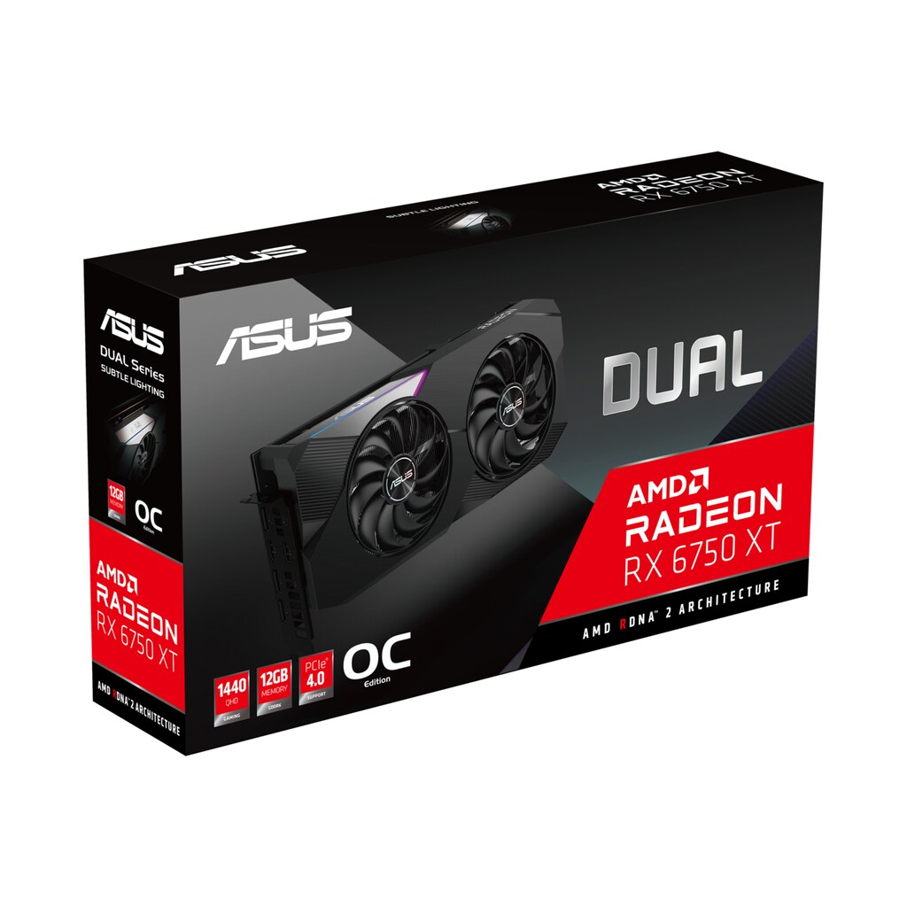 Asus Grafikkarte »DUAL-RX6750XT-O12G«, 12 GB, GDDR6