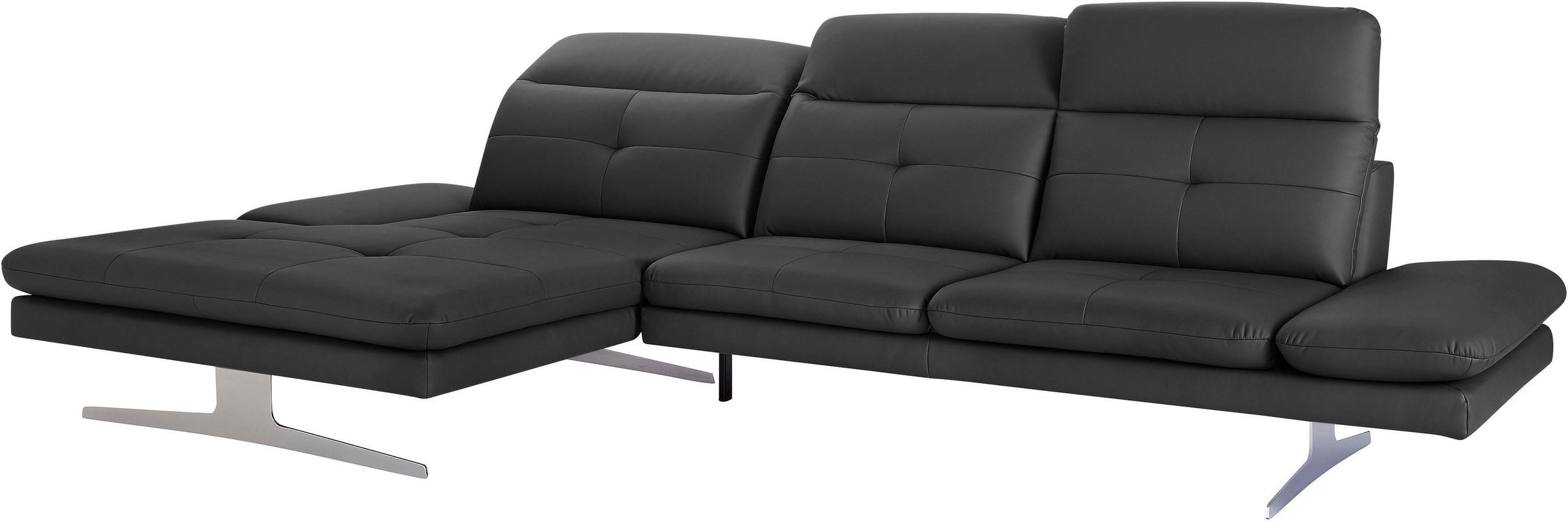 exxpo - sofa fashion Ecksofa »Dana, L-Form«, inkl. Kopf- bzw. Rücken- und Armlehnenverstellung