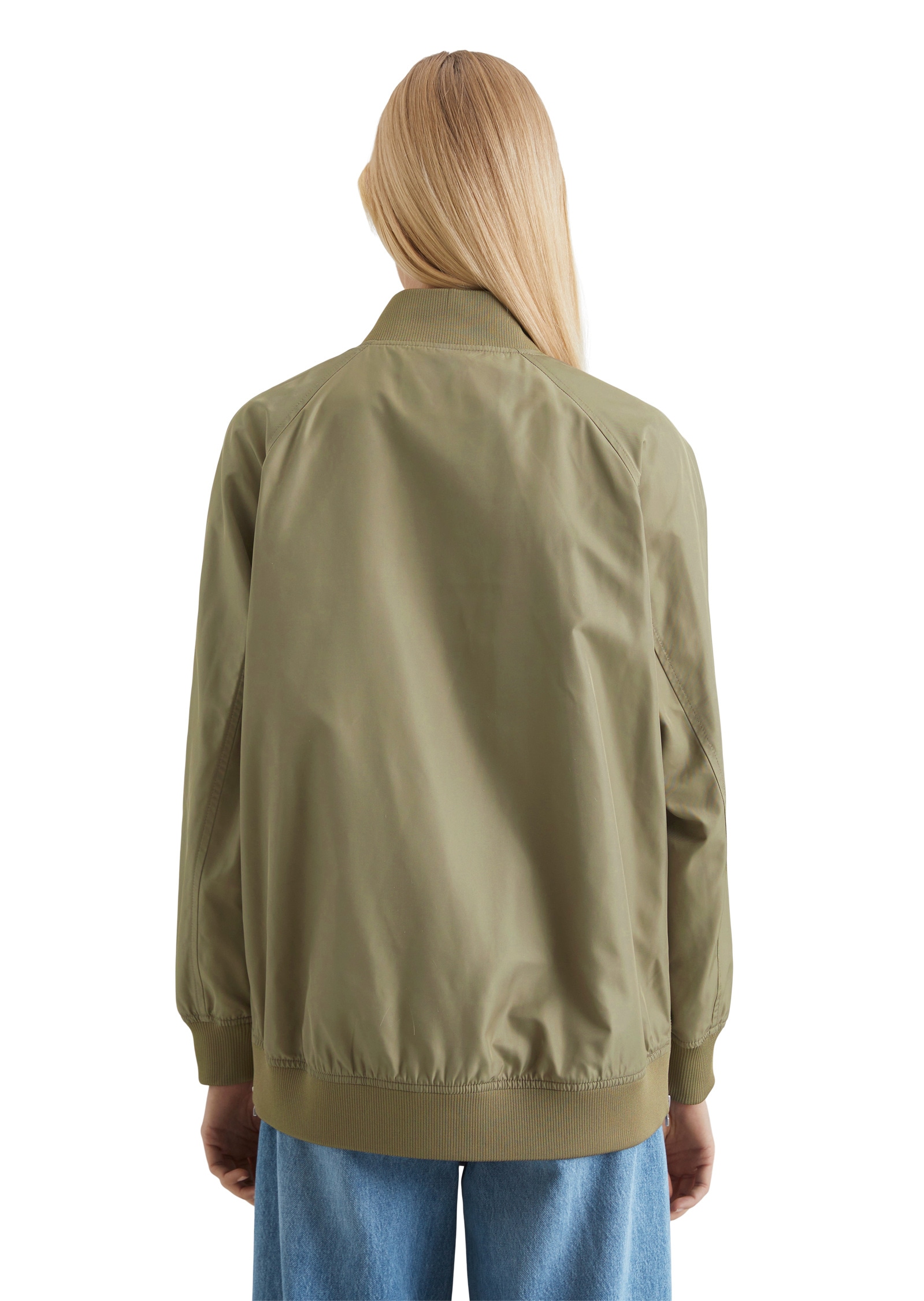 Marc O'Polo DENIM Outdoorjacke »aus recyceltem Polyester-Twill«, ohne Kapuze