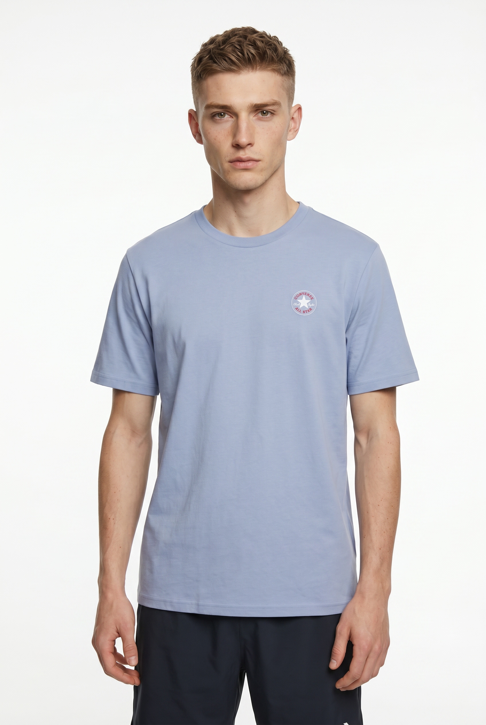 Converse T-Shirt »GO-TO MINI PATCH T-SHIRT« mit Logodruck, Kurzarm, aus Baumwoll-Jersey