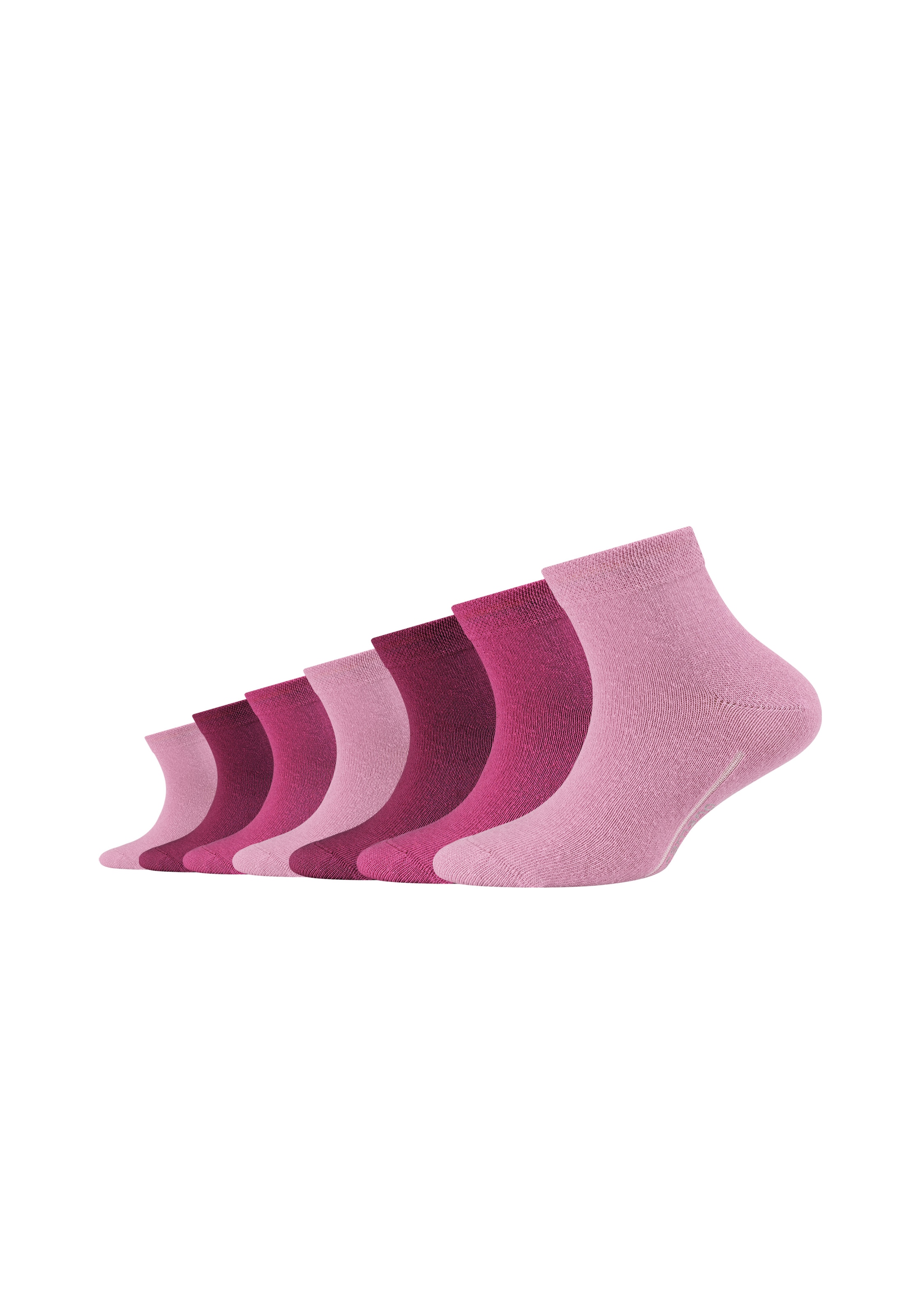 Camano Kurzsocken »ca-soft« 7 Paar,  mit verstärktem Fersen- und Zehenbereich