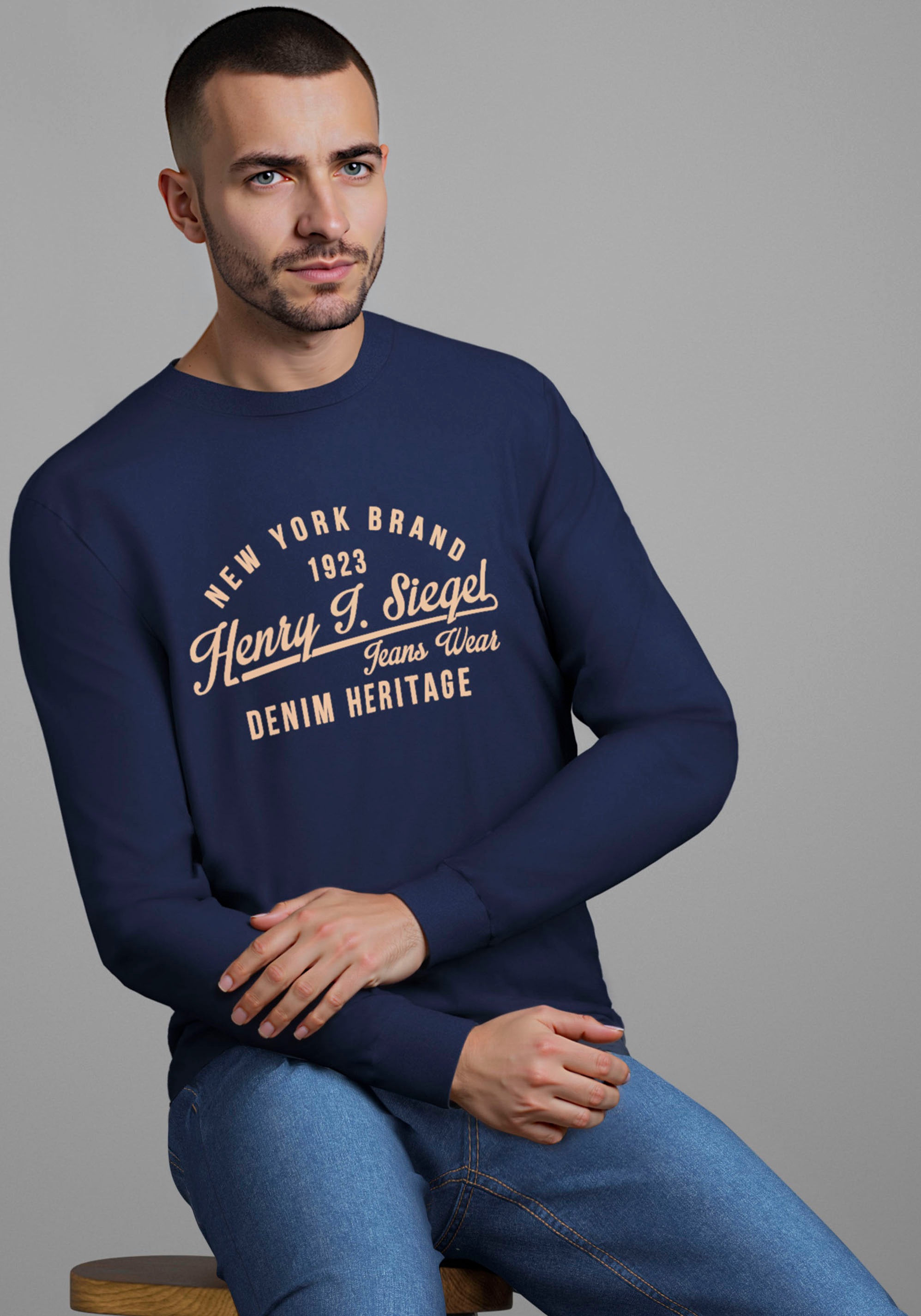 H.I.S Rundhalsshirt "Neue Kollektion" mit Print günstig online kaufen