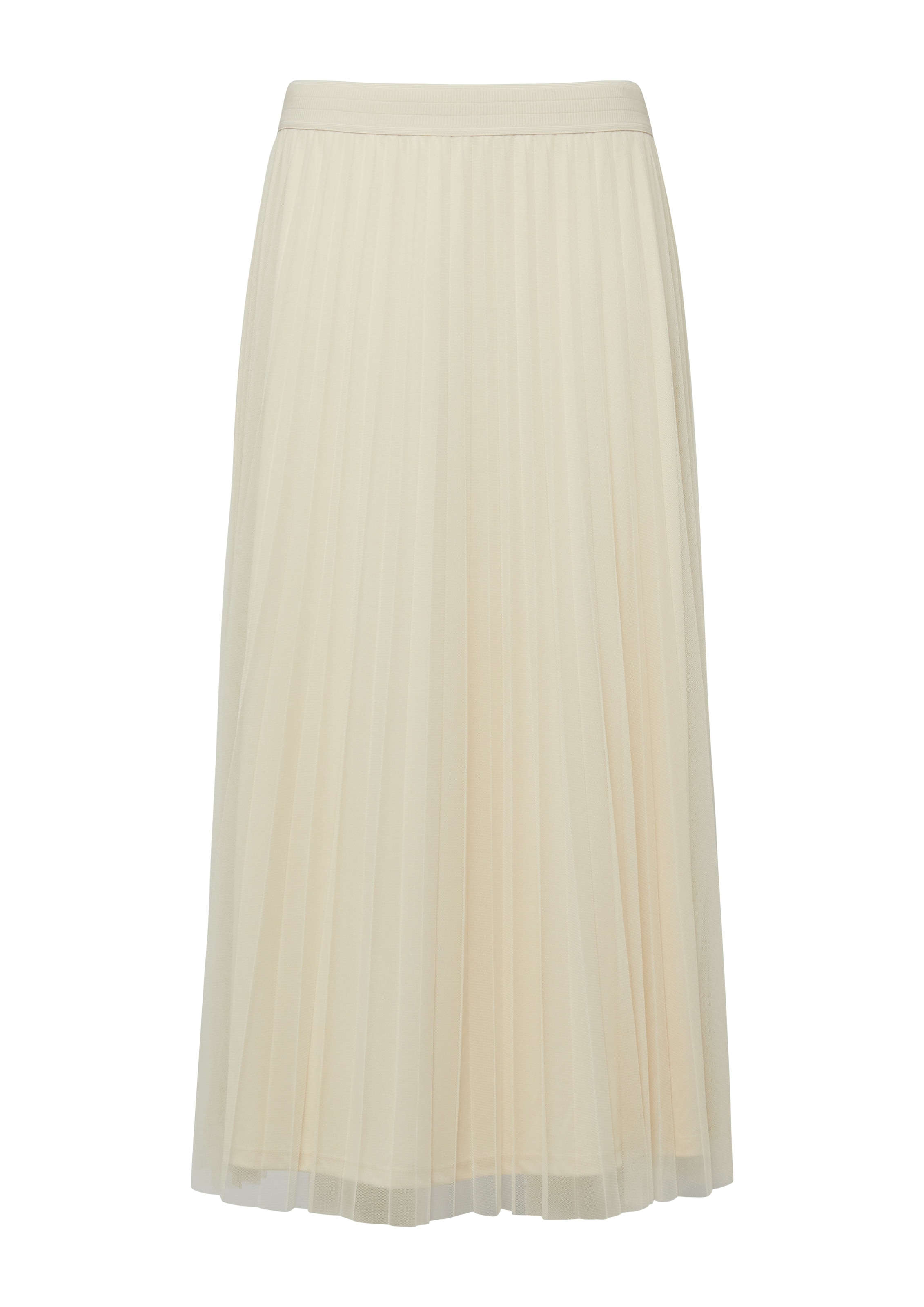 s.Oliver BLACK LABEL Midirock mit Falten und Gummibund günstig online kaufen