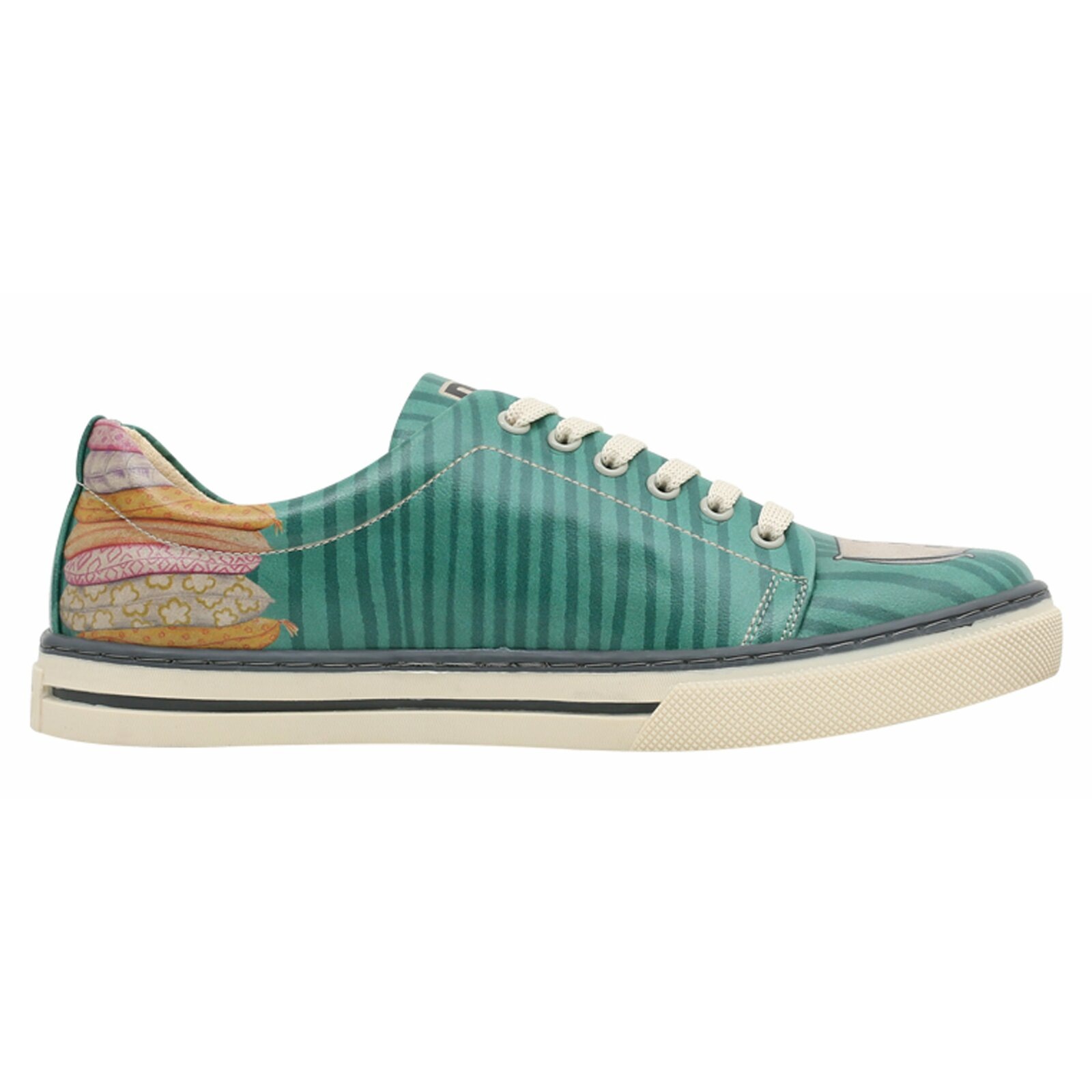 Thumbnail - DOGO Sneaker "Classic Schnürsneaker A Pair Of Doves Damen Sneaker", Handgefertigt