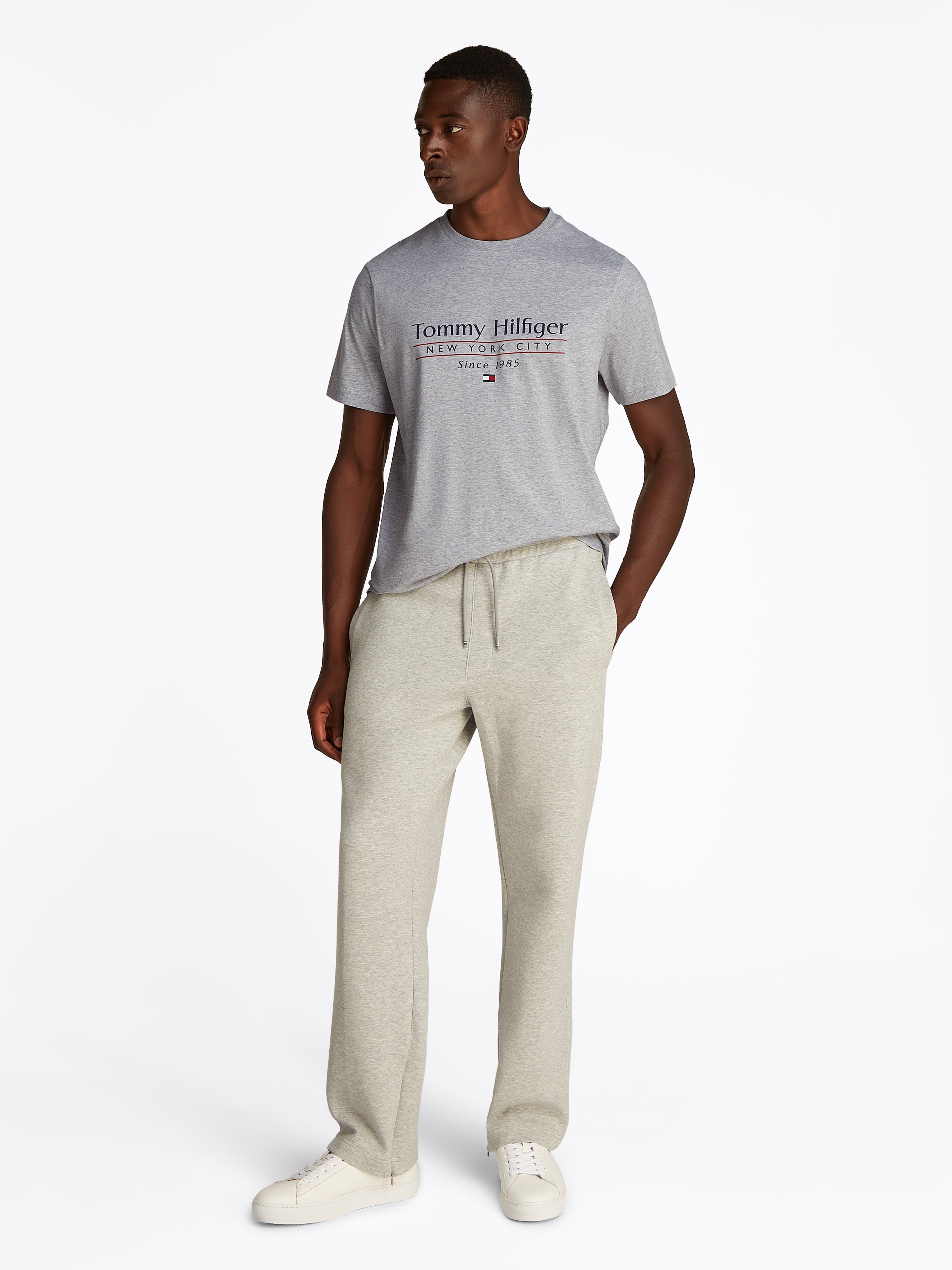 Thumbnail - Tommy Hilfiger "HILFIGER CENTER STACK TEE" mit großem Schriftprint