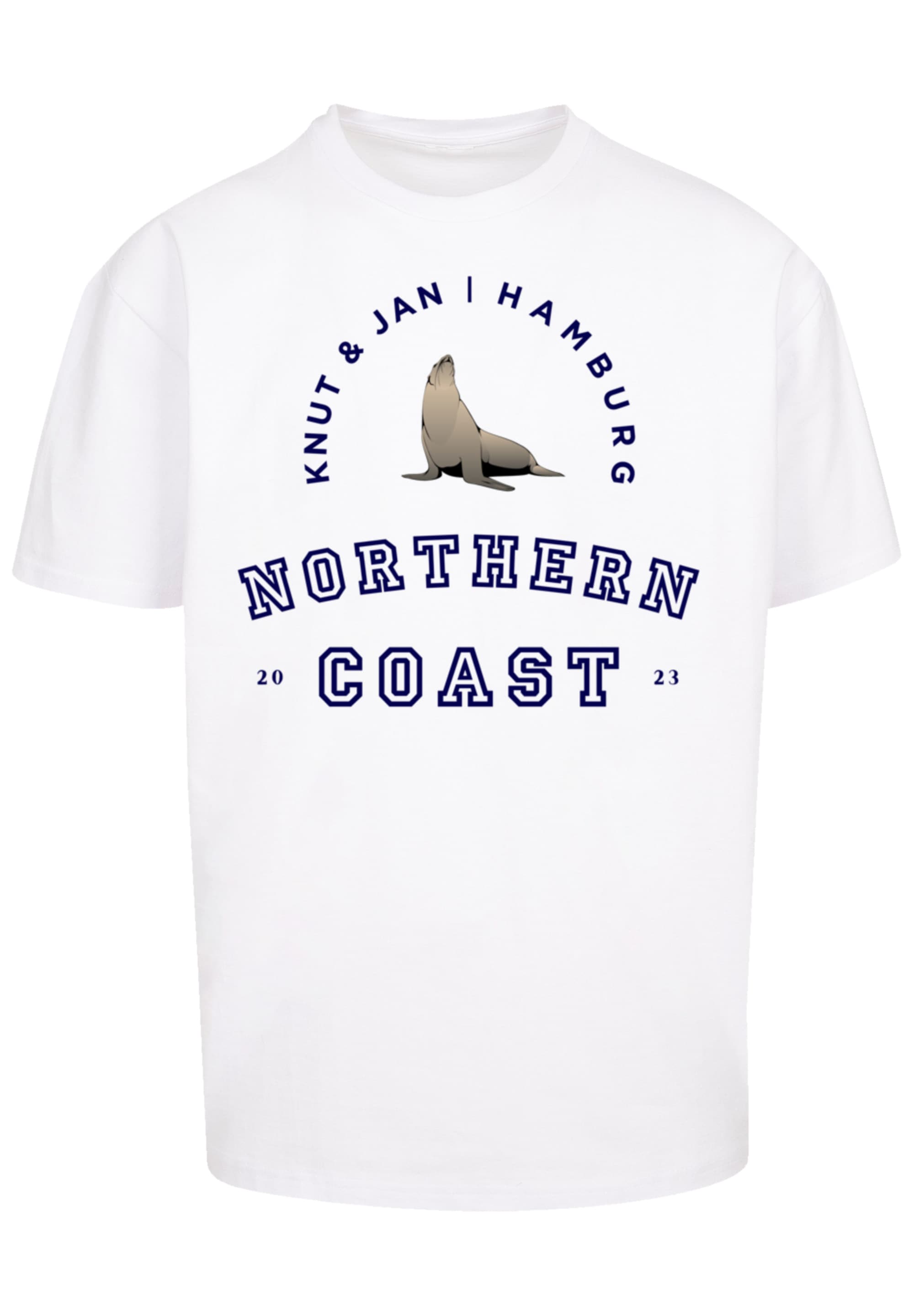 F4NT4STIC T-Shirt »Robbe Knut & Jan Hamburg«, Print