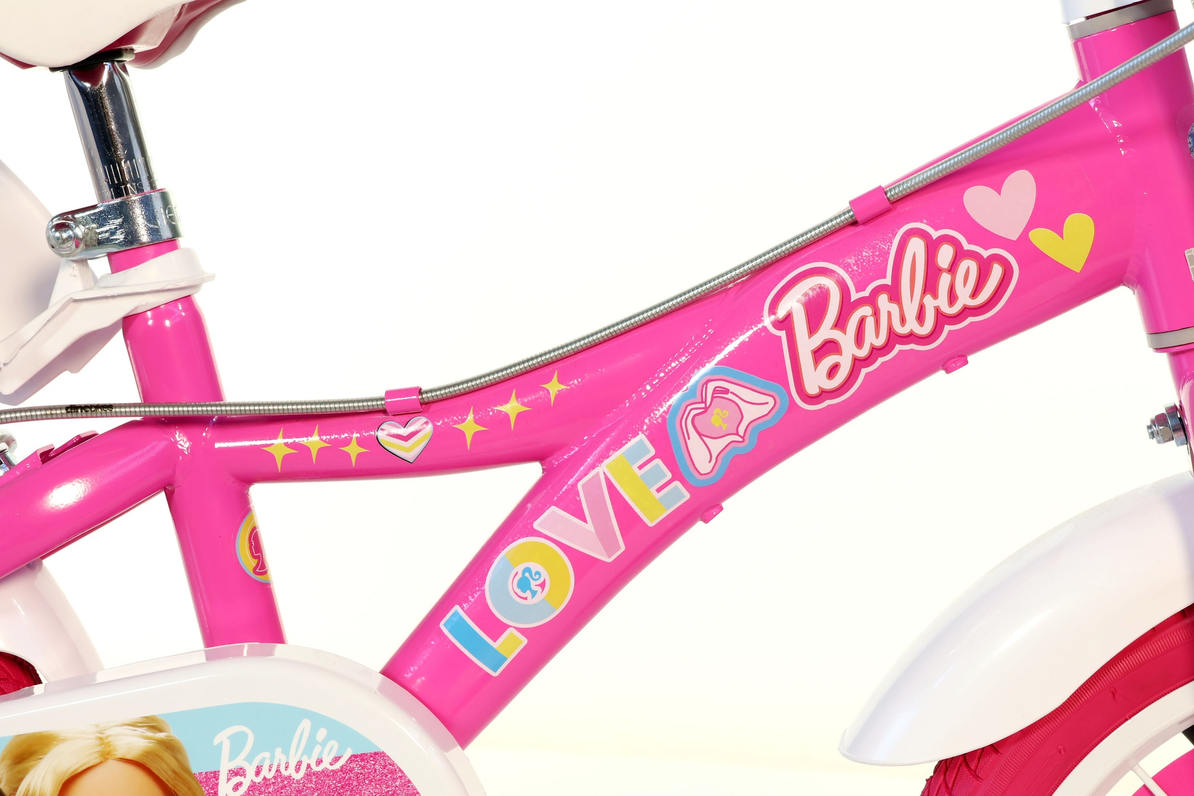 Dino Bikes Kinderfahrrad »Barbie 16" Kinderfahrrad 4-7 Jahre« 1 Gang ohne Schaltung