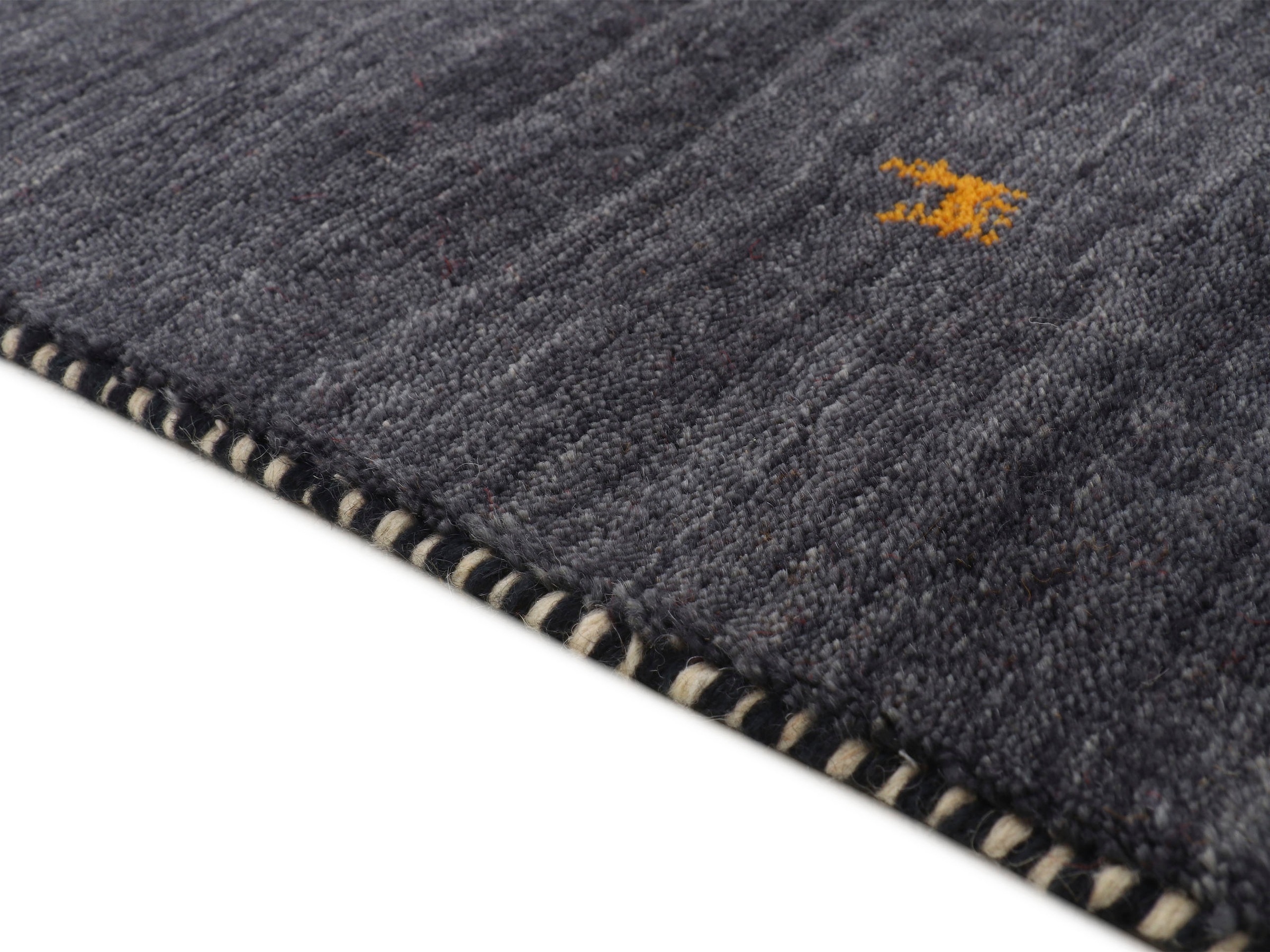 Thumbnail - carpetfine Wollteppich "Gabbeh Uni, auch als Läufer und Rund erhältlich", rechteckig, 15 mm Höhe, reine Wolle, handgeweb...