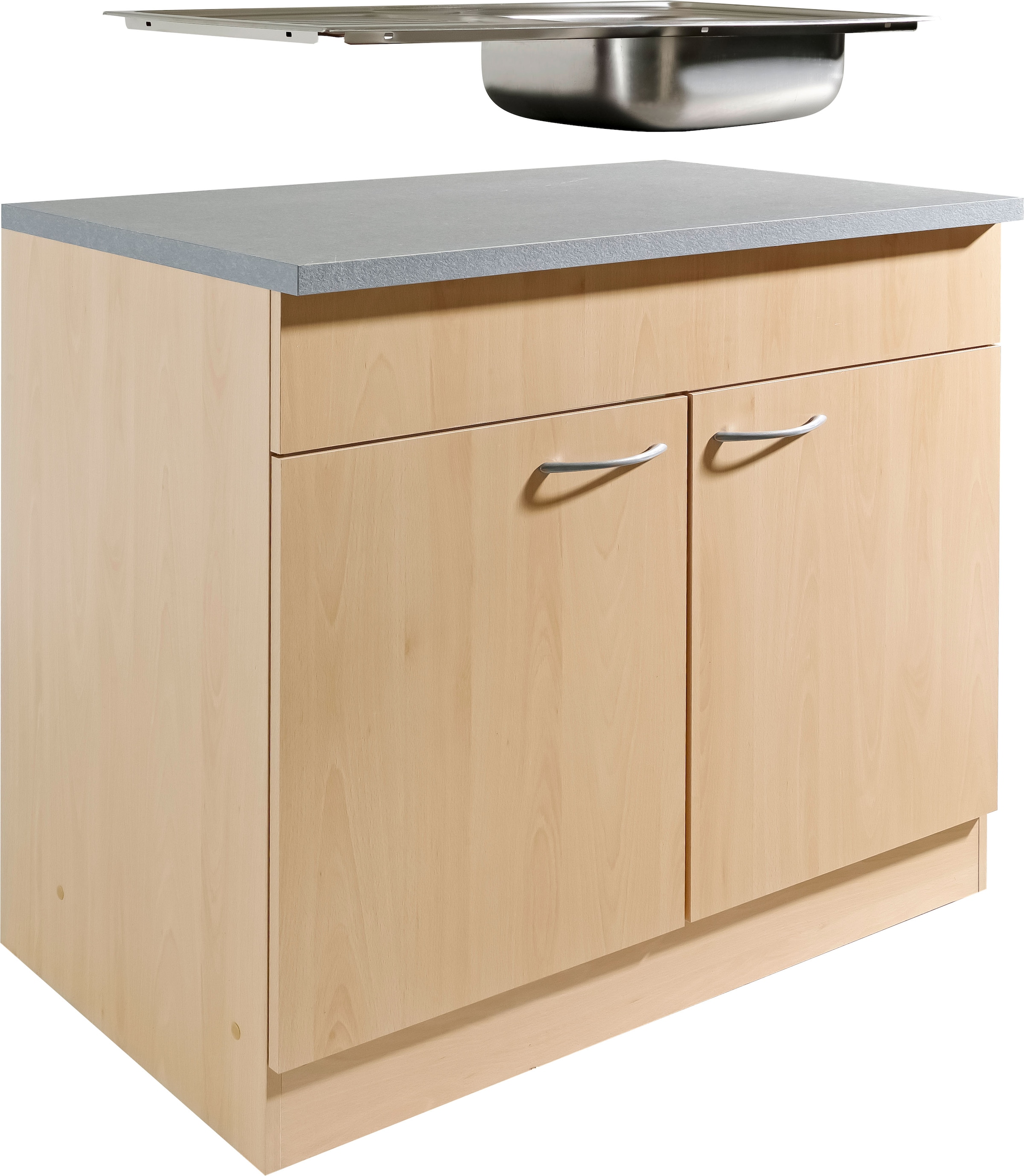 wiho Küchen Spülenschrank »Kiel« 100 cm breit