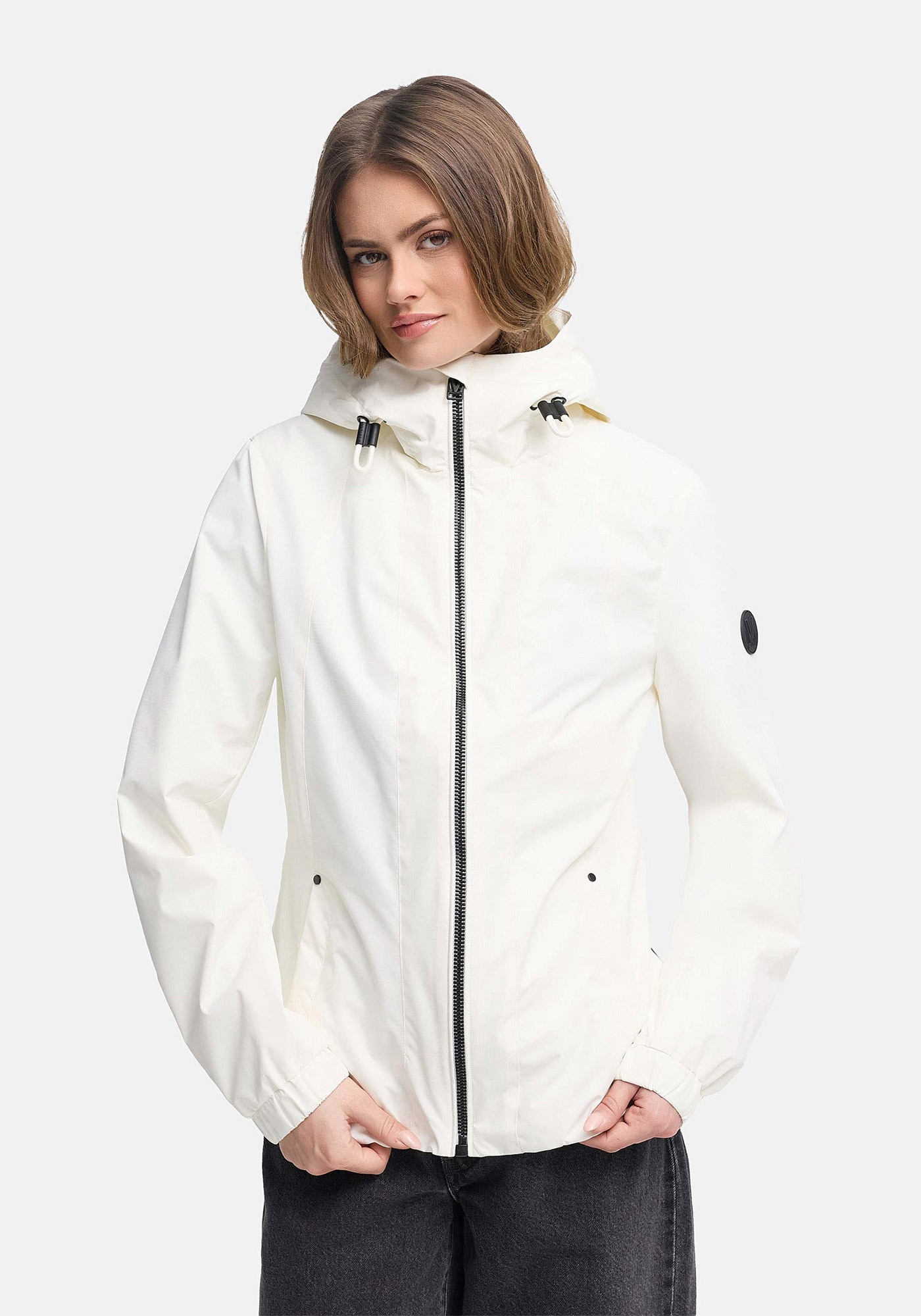 Marikoo "Yoshikoo" Sportliche Funktionsjacke mit Kapuze und hochschließendem Kragen