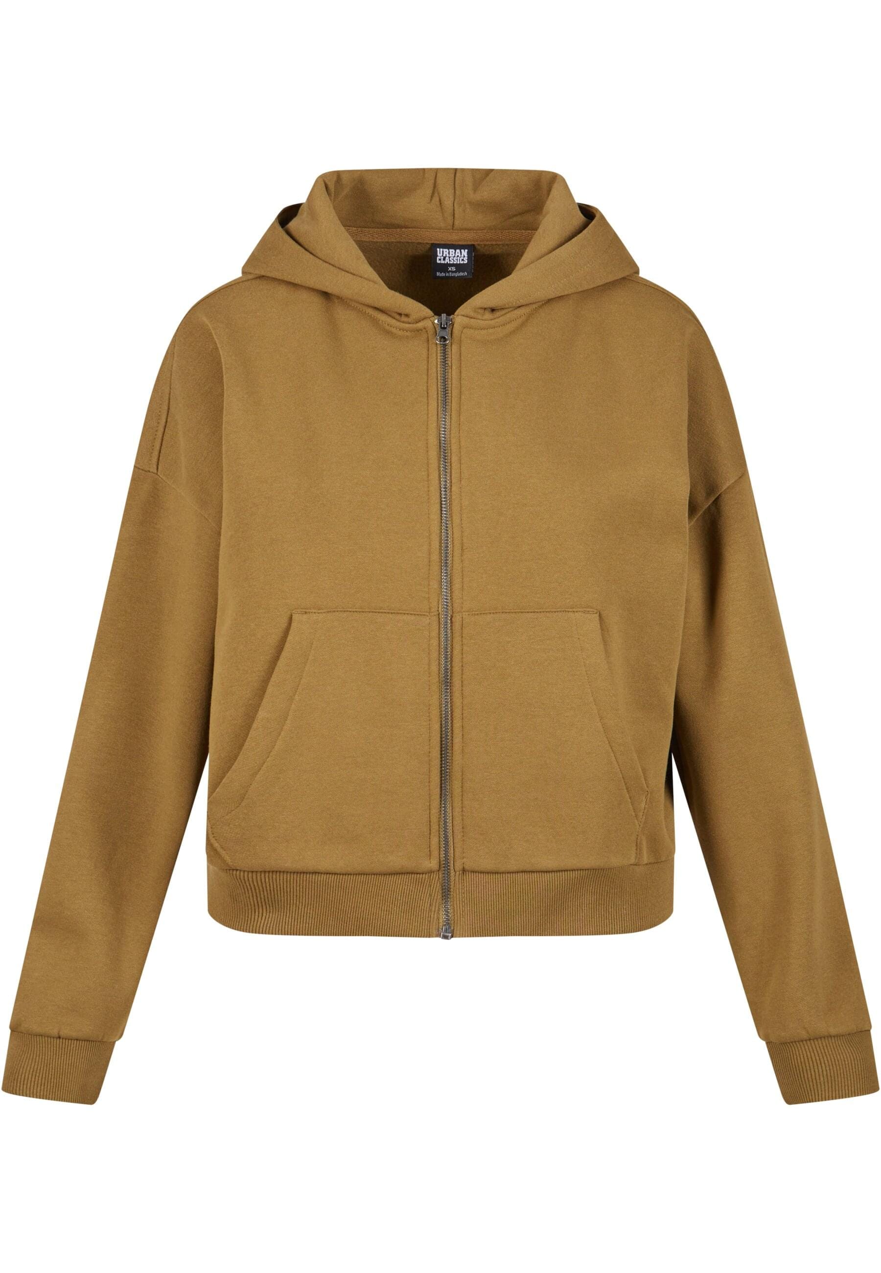 URBAN CLASSICS Sweatjacke »Urban Classics Damen Ladies Boxy Zip Hoody«