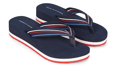 Zehentrenner »WEDGE STRIPES BEACH SANDAL«